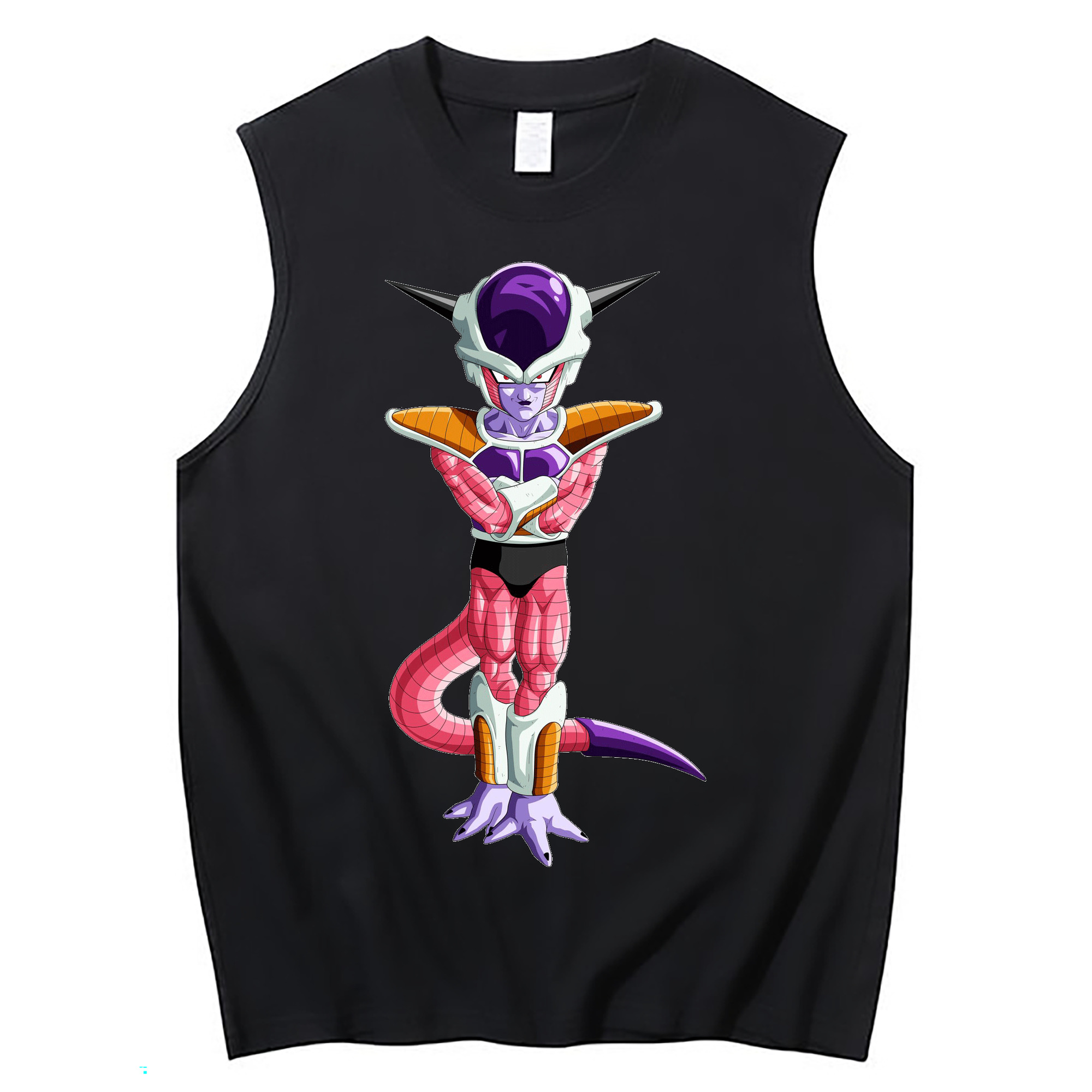 （画像用） ドラゴンボール フリーザ DRAGON BALL Frieza コットン100％タンクトップ（フロントプリント）