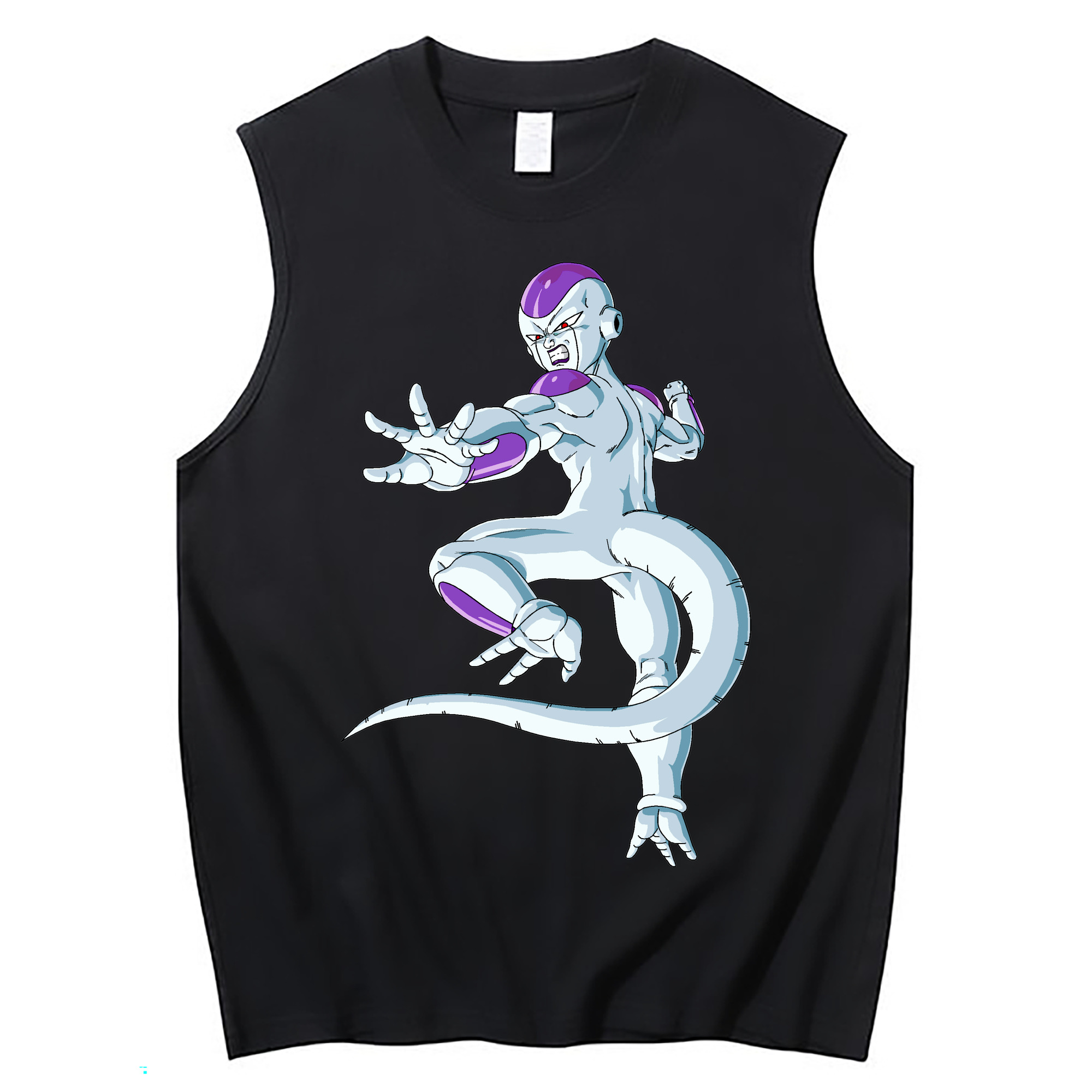 （画像用） ドラゴンボール フリーザ DRAGON BALL Frieza コットン100％タンクトップ（フロントプリント）