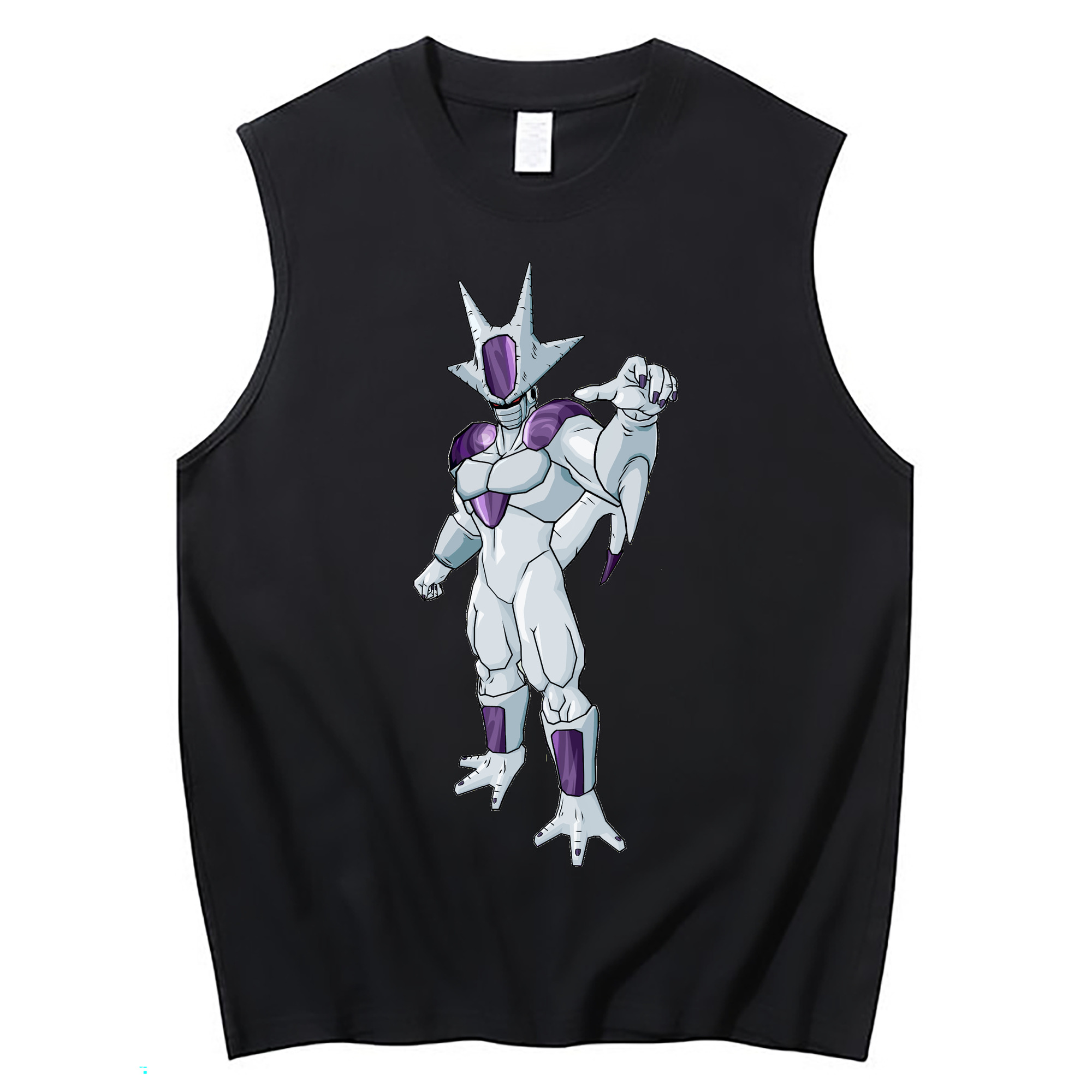 （画像用） ドラゴンボール クウラ DRAGON BALL Cooler Coora コットン100％タンクトップ（フロントプリント）