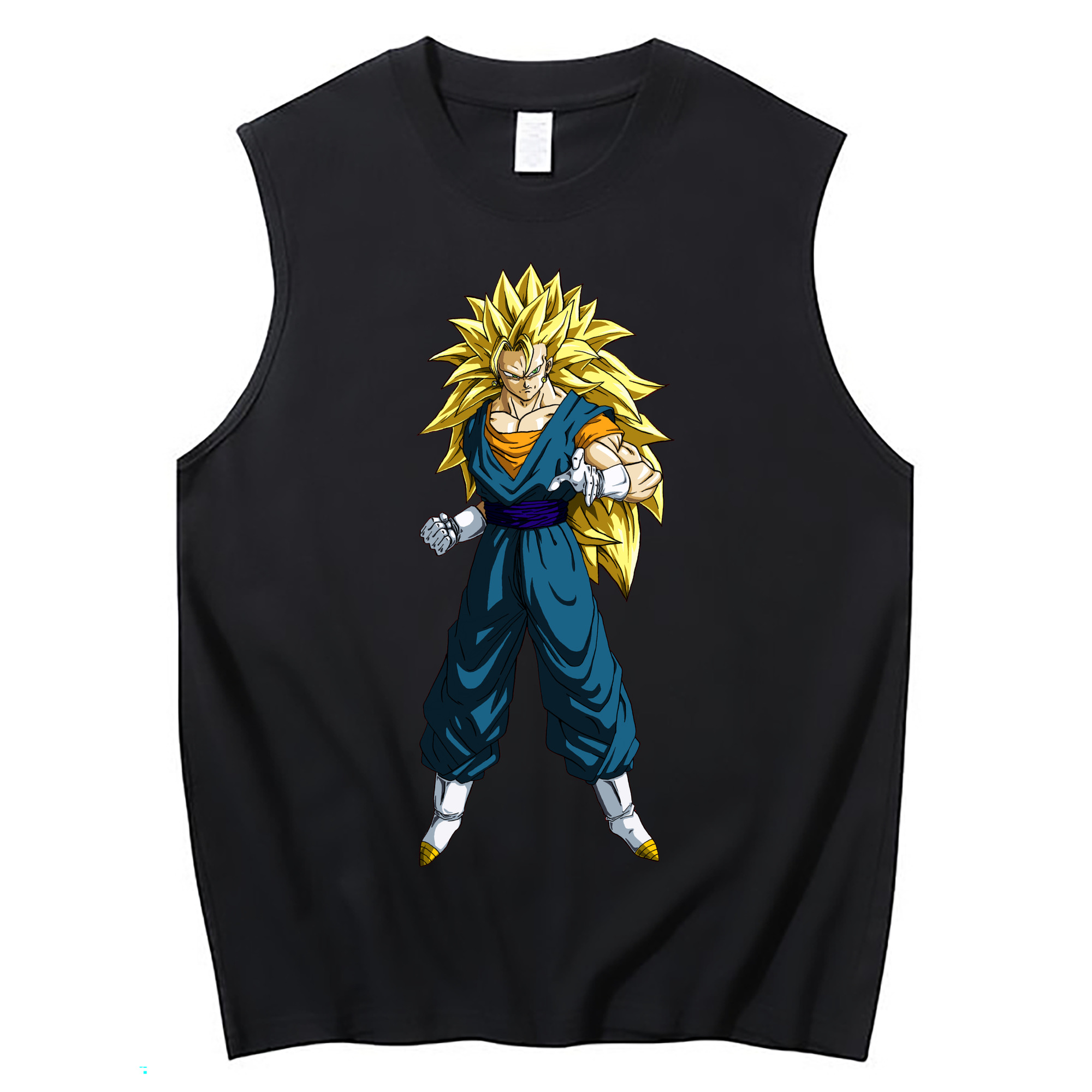 （画像用） ドラゴンボール ベジット DRAGON BALL Vegetto コットン100％タンクトップ（フロントプリント）