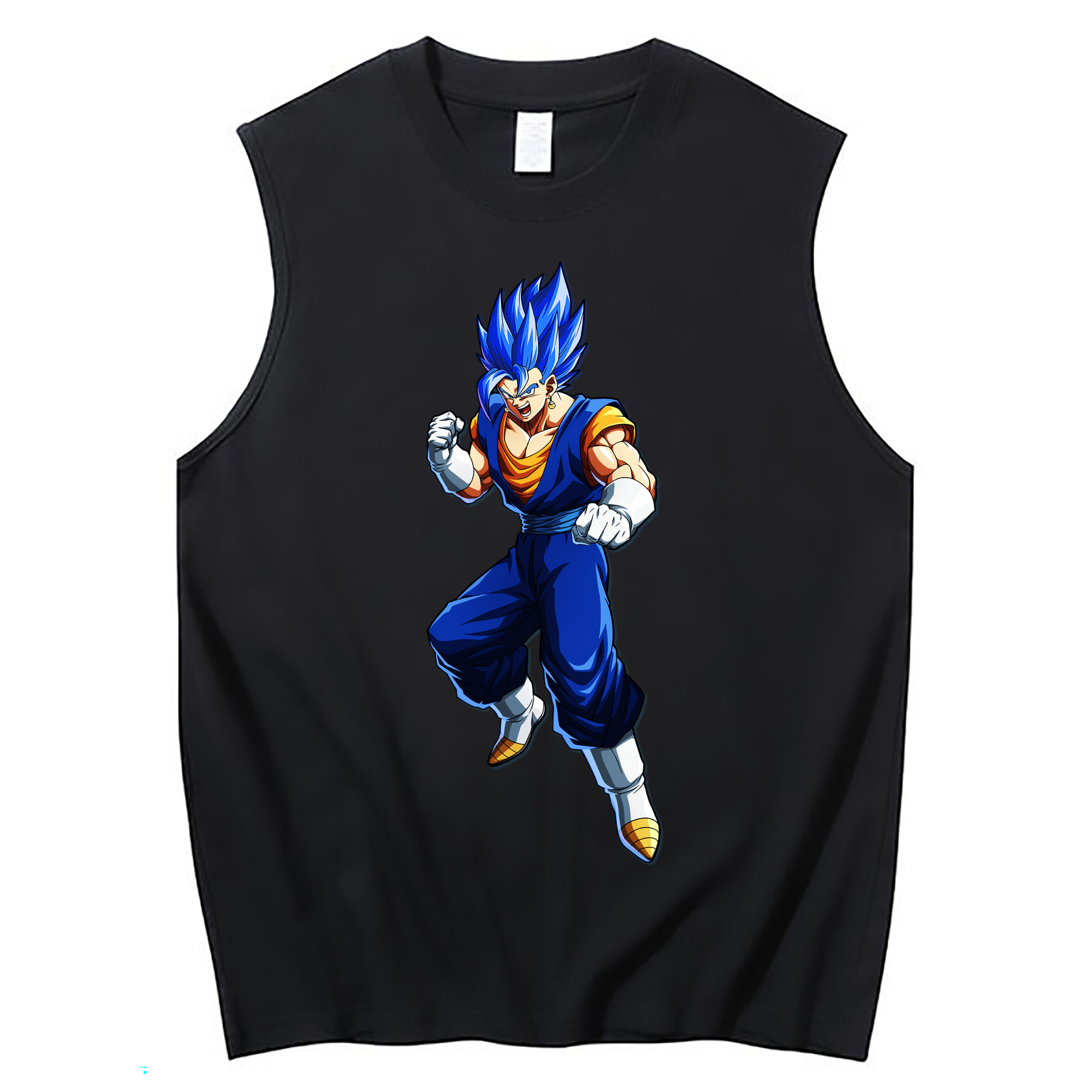 （画像用） ドラゴンボール ベジット DRAGON BALL Vegetto コットン100％タンクトップ（フロントプリント）