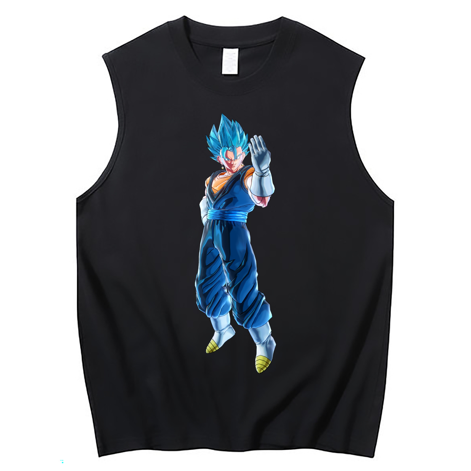 （画像用） ドラゴンボール ベジット DRAGON BALL Vegetto コットン100％タンクトップ（フロントプリント）