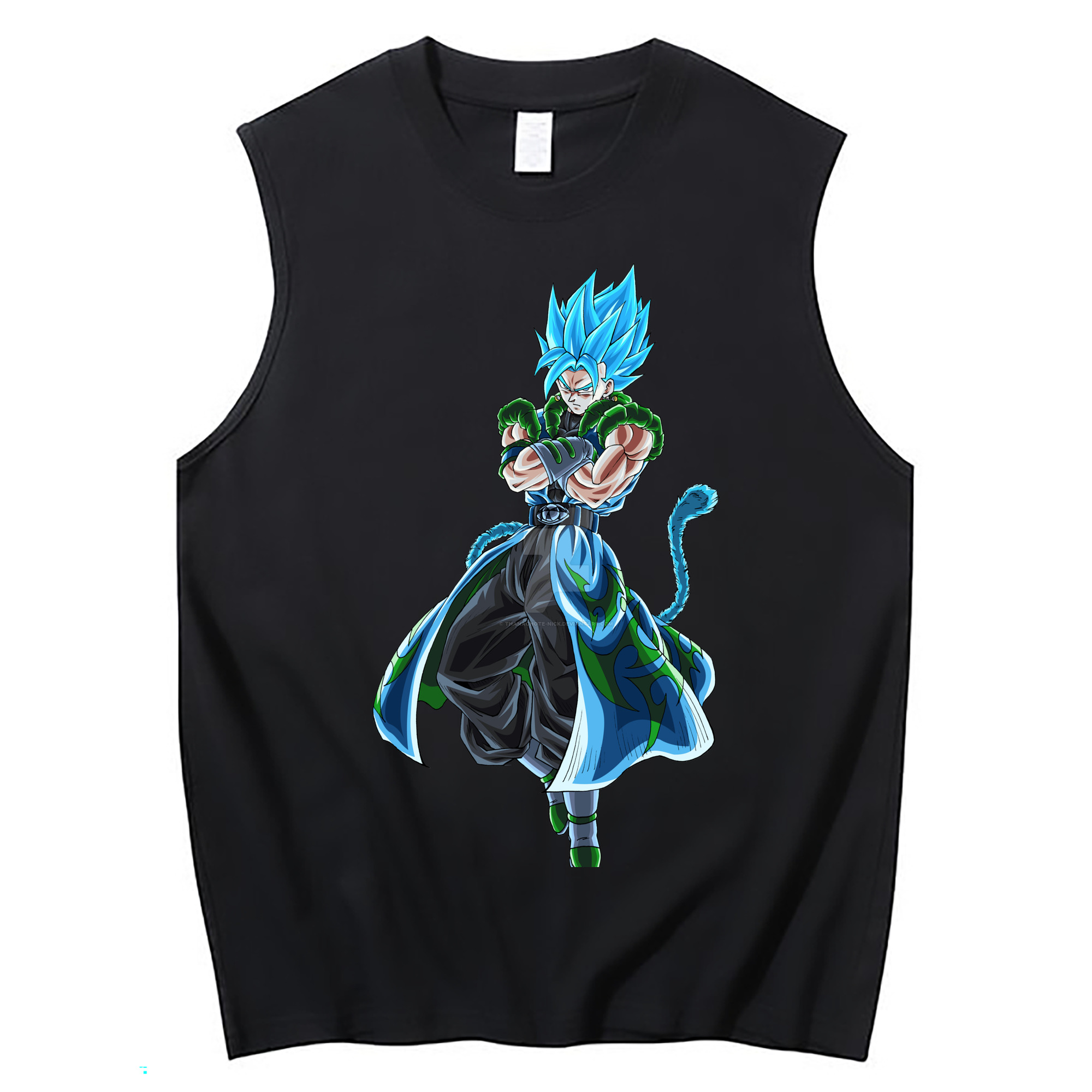 （画像用） ドラゴンボール ベジット DRAGON BALL Vegetto コットン100％タンクトップ（フロントプリント）