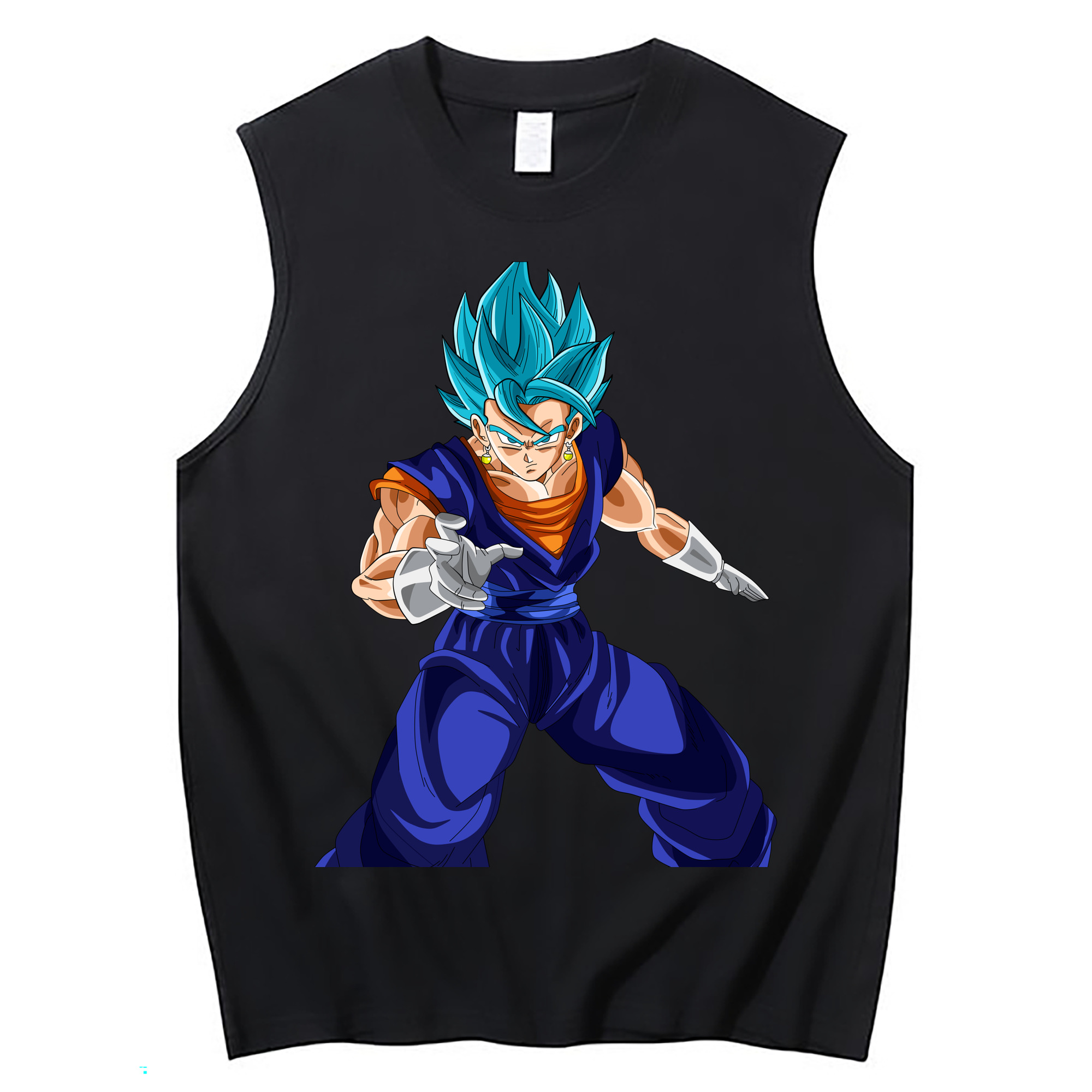 （画像用） ドラゴンボール ベジット DRAGON BALL Vegetto コットン100％タンクトップ（フロントプリント）
