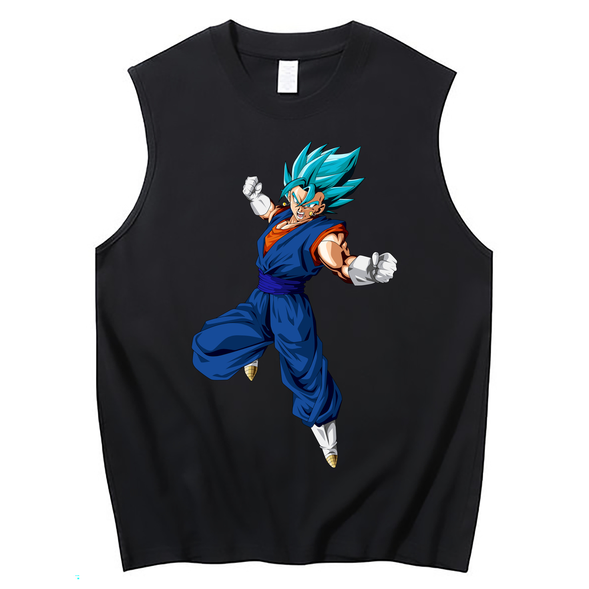 （画像用） ドラゴンボール ベジット DRAGON BALL Vegetto コットン100％タンクトップ（フロントプリント）