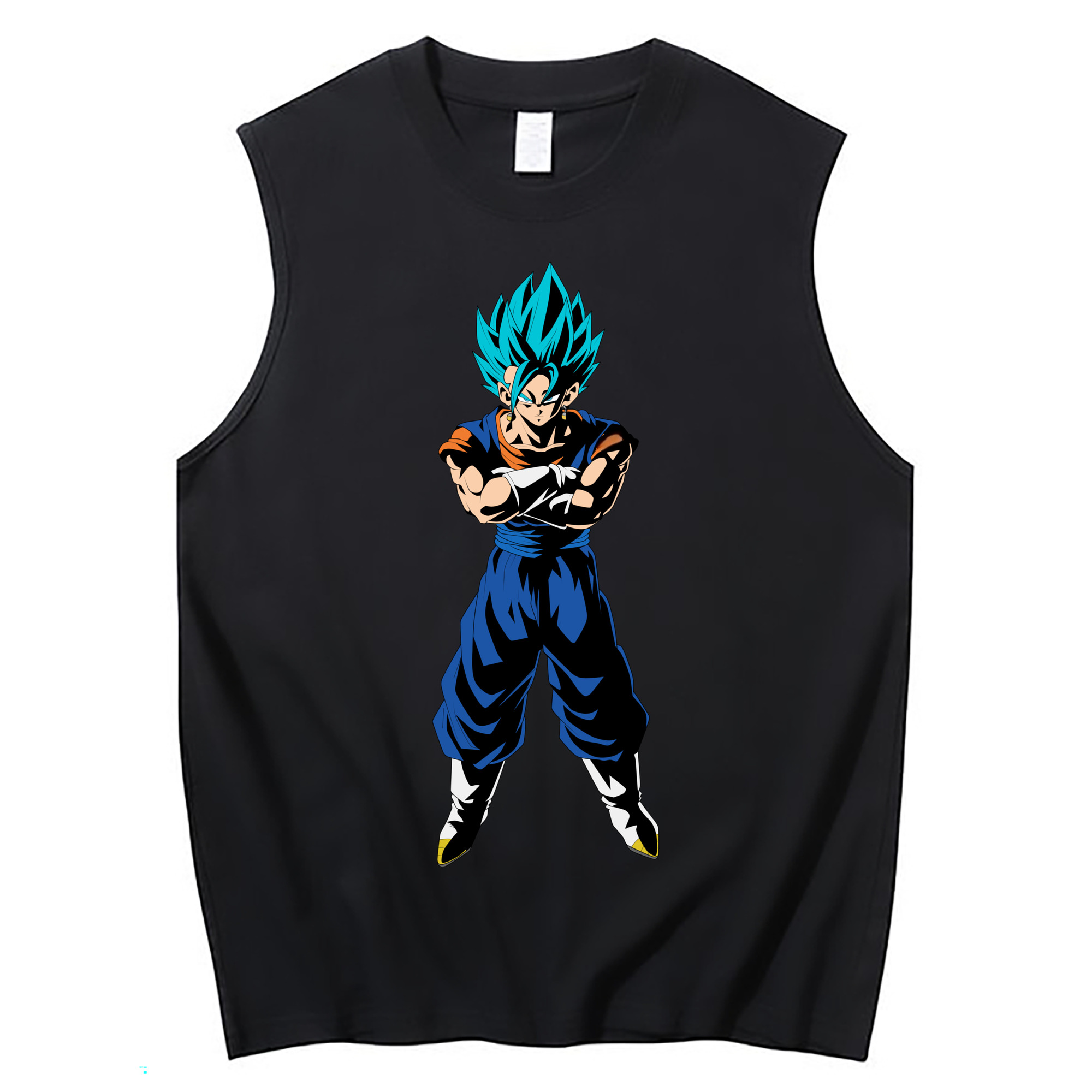 （画像用） ドラゴンボール ベジット DRAGON BALL Vegetto コットン100％タンクトップ（フロントプリント）