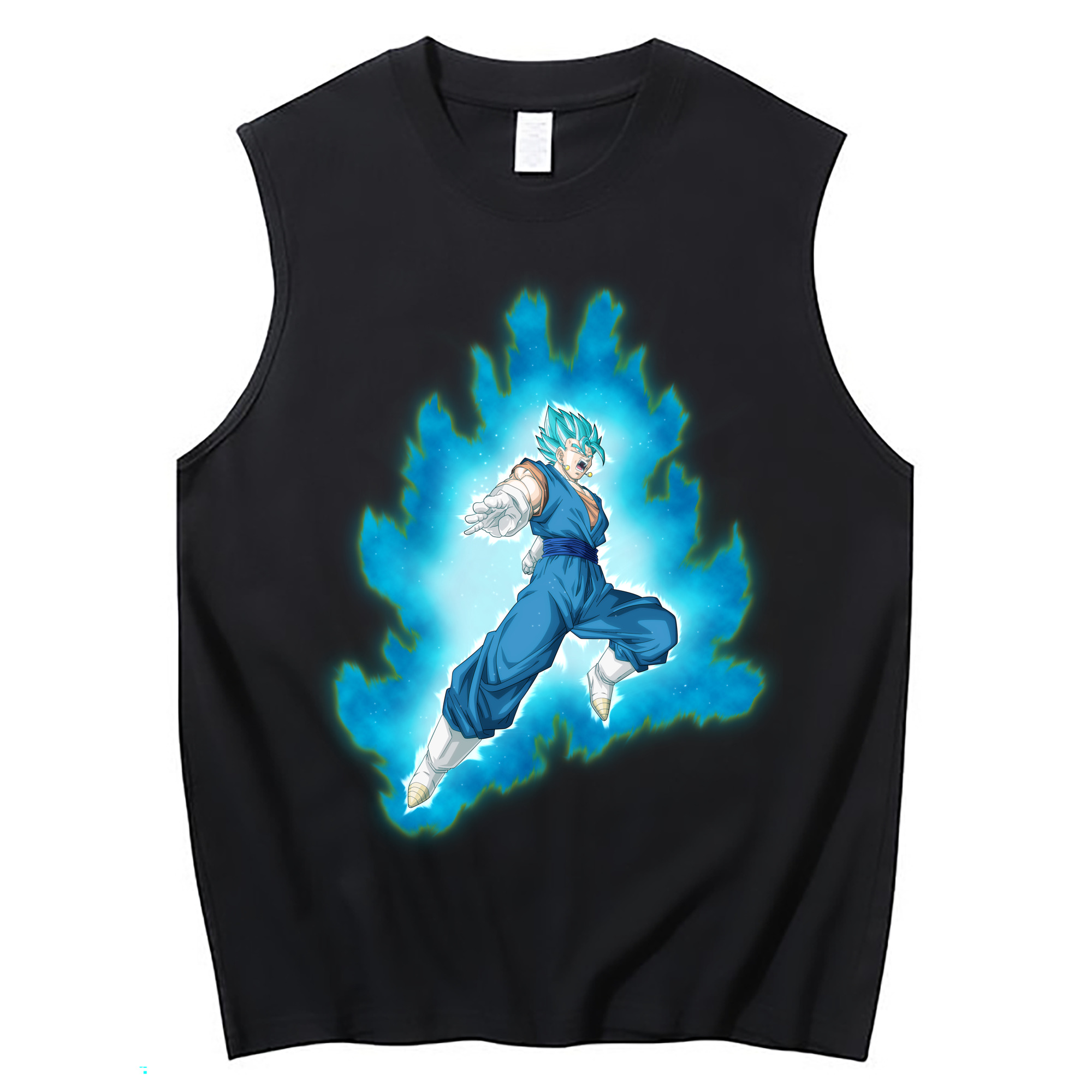 （画像用） ドラゴンボール ベジット DRAGON BALL Vegetto コットン100％タンクトップ（フロントプリント）