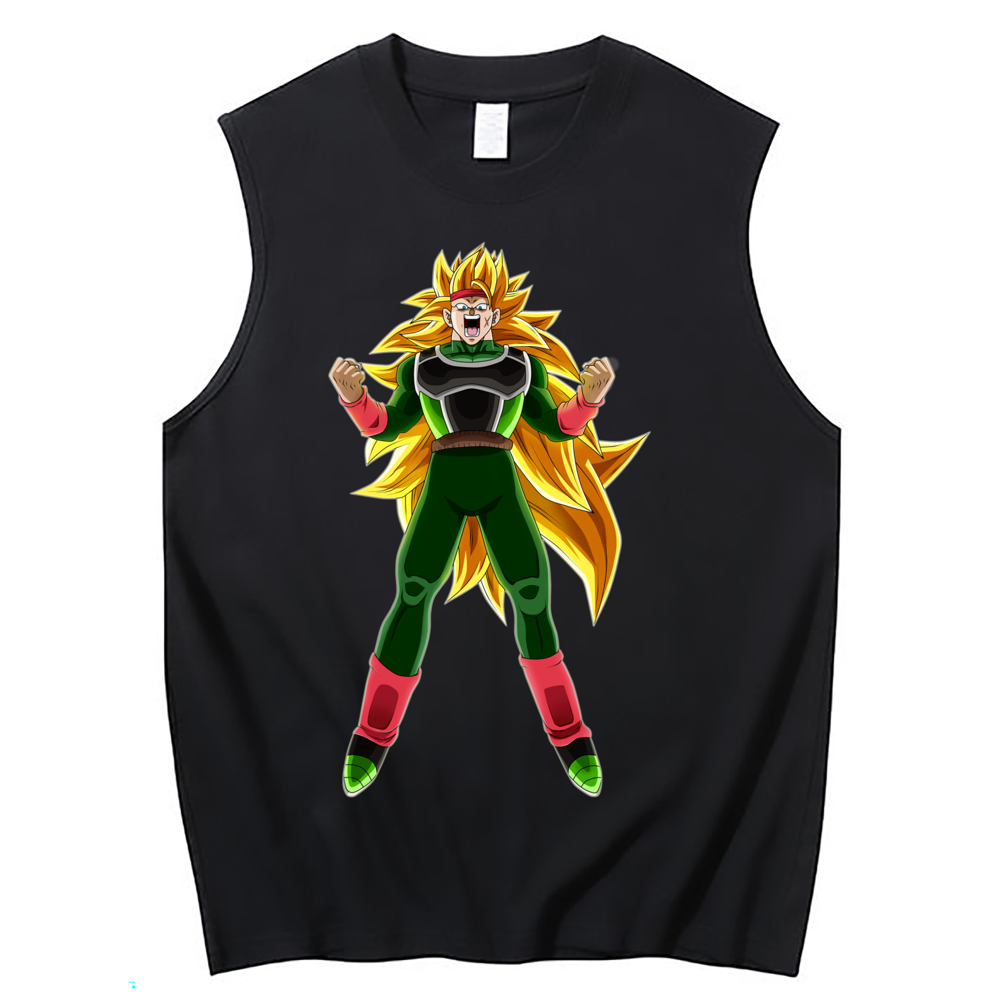 （画像用） ドラゴンボール ブロリー DRAGON BALL Broli コットン100％タンクトップ（フロントプリント）