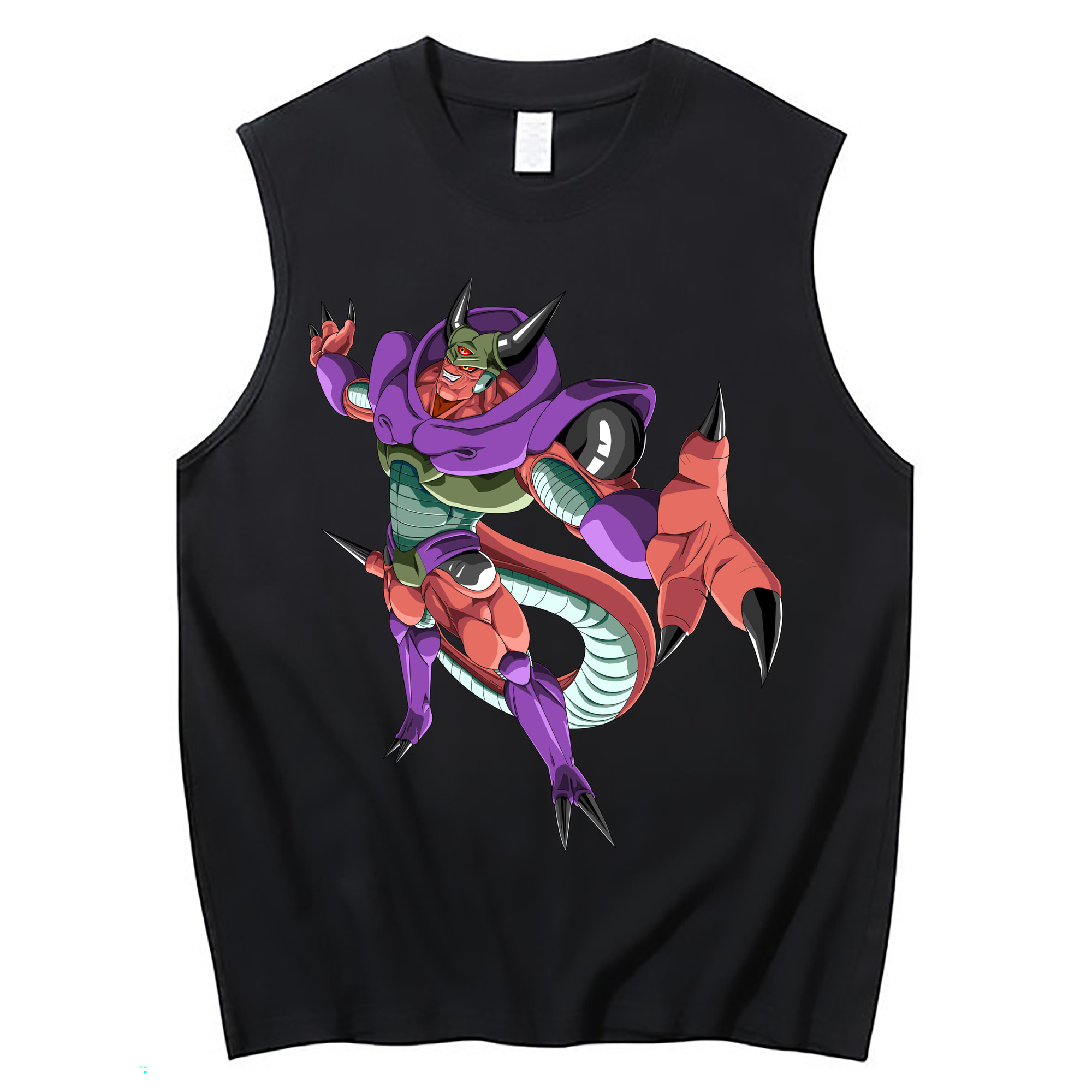 （画像用） ドラゴンボール ジャネンバ DRAGON BALL Janemba コットン100％タンクトップ（フロントプリント）