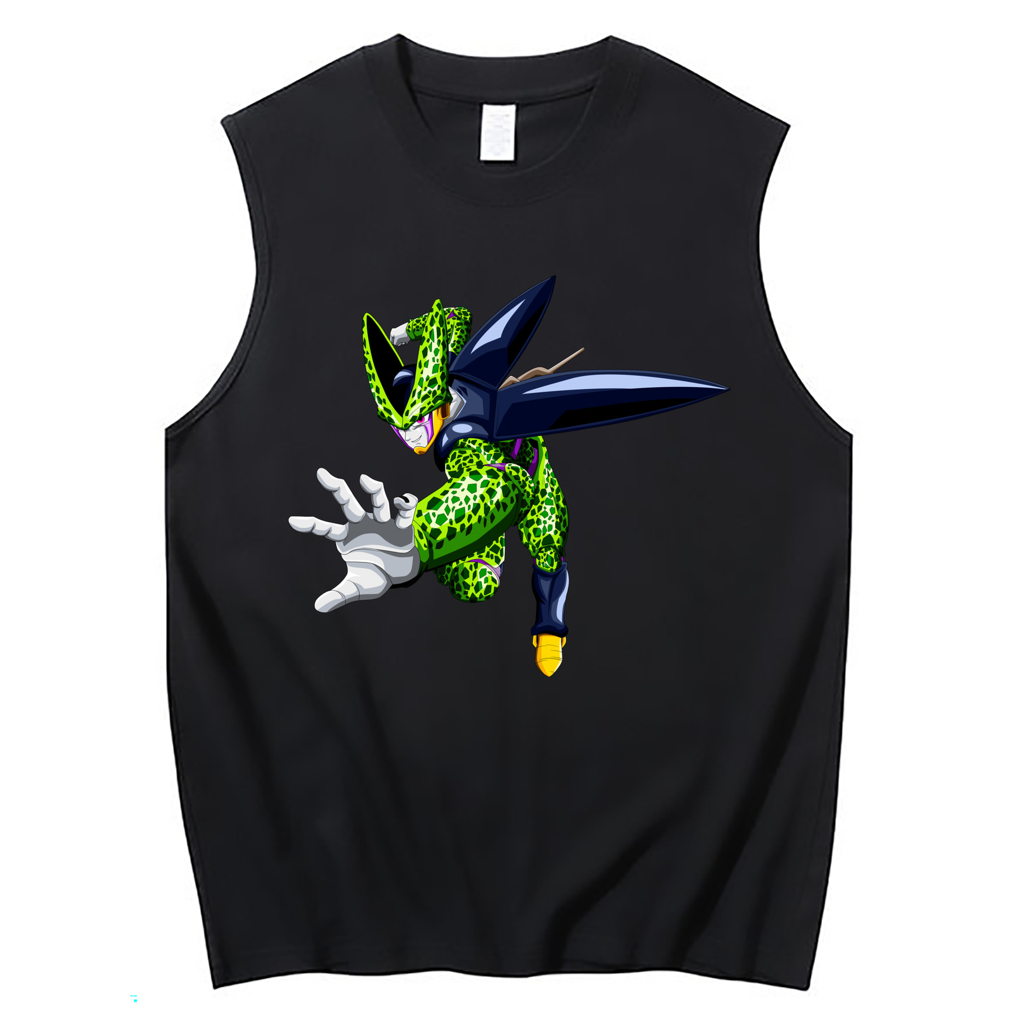 （画像用） ドラゴンボール セル DRAGON BALL Cell コットン100％タンクトップ（フロントプリント）
