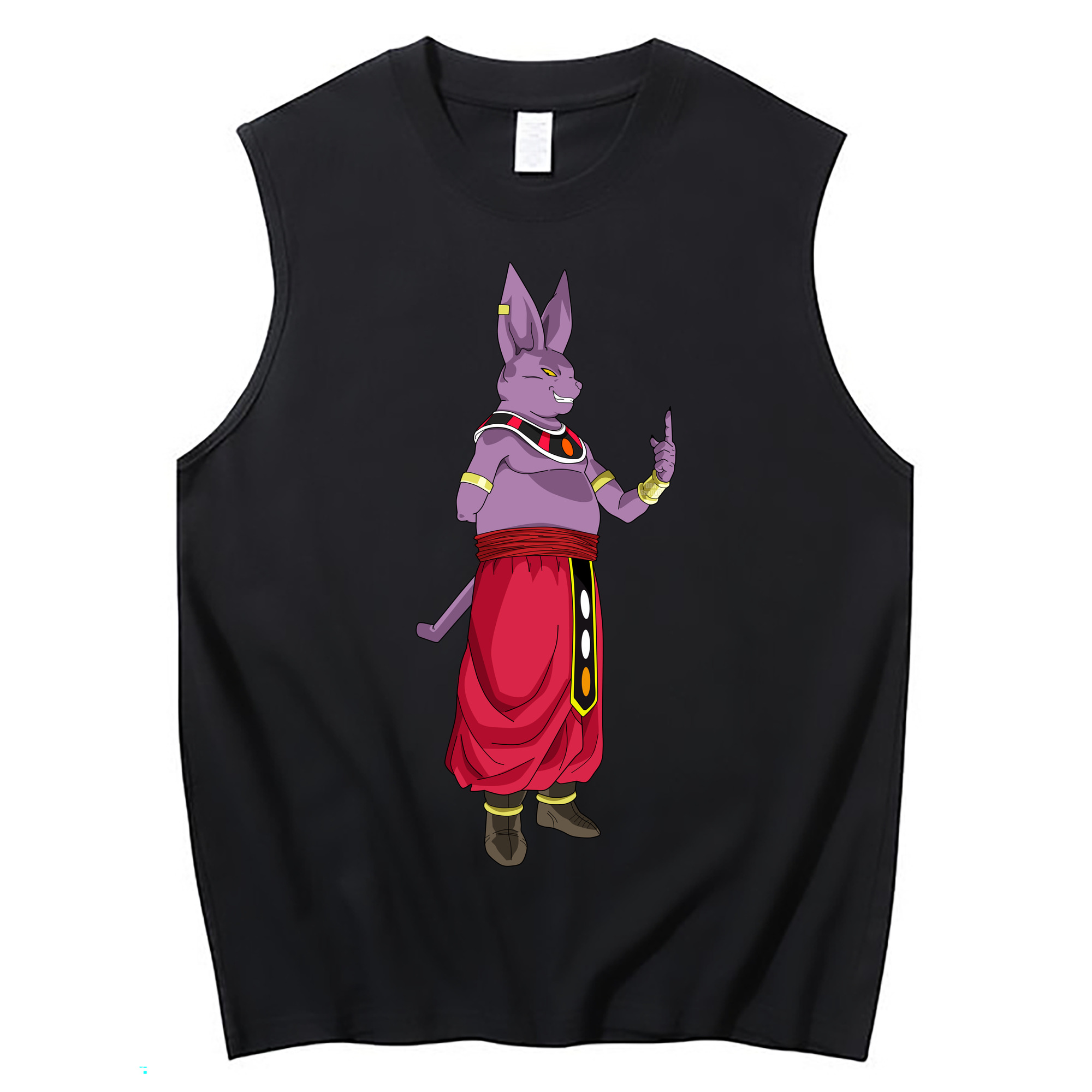 （画像用） ドラゴンボール シャンパ DRAGON BALL Champa コットン100％タンクトップ（フロントプリント）