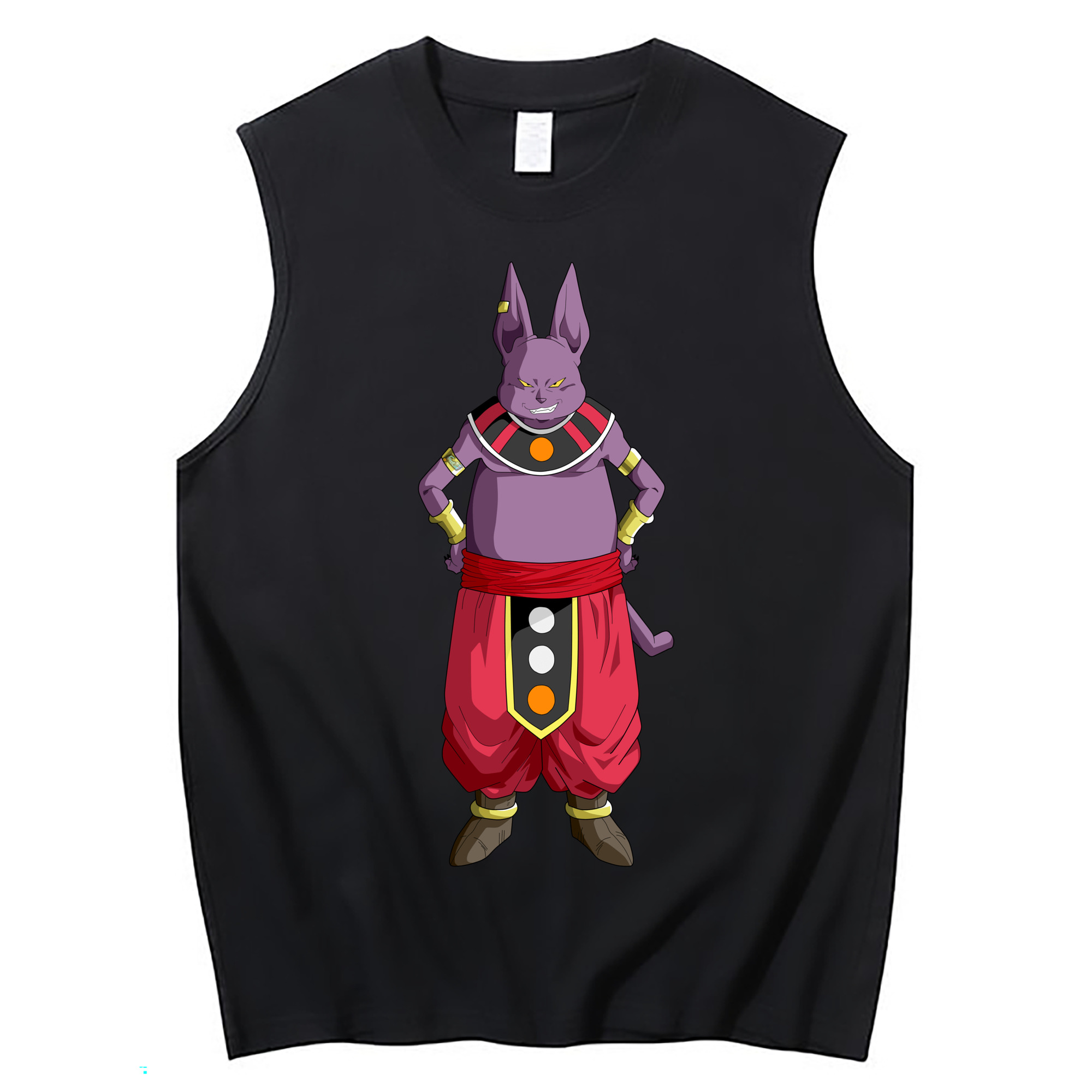 （画像用） ドラゴンボール シャンパ DRAGON BALL Champa コットン100％タンクトップ（フロントプリント）