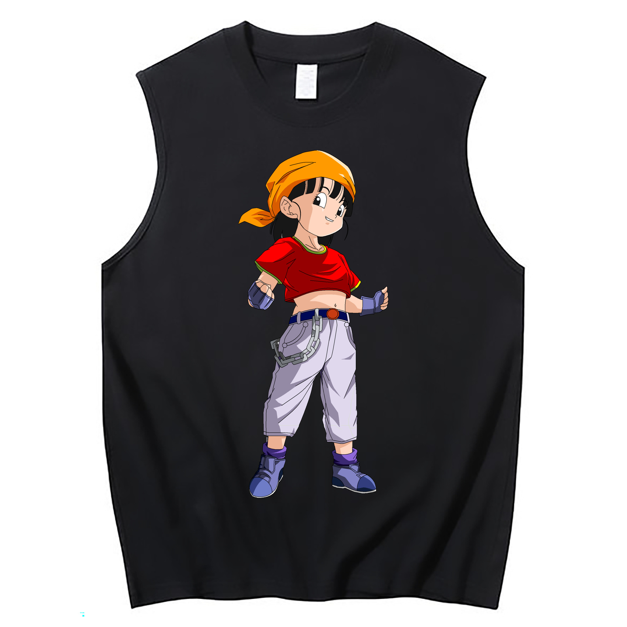 （画像用） ドラゴンボール パン DRAGON BALL Pan コットン100％タンクトップ（フロントプリント）