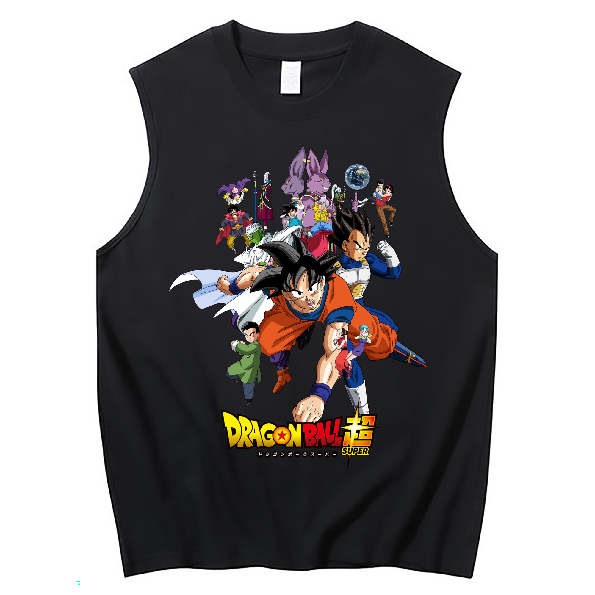 （画像用） ドラゴンボール DRAGON BALL コットン100％タンクトップ（フロントプリント）