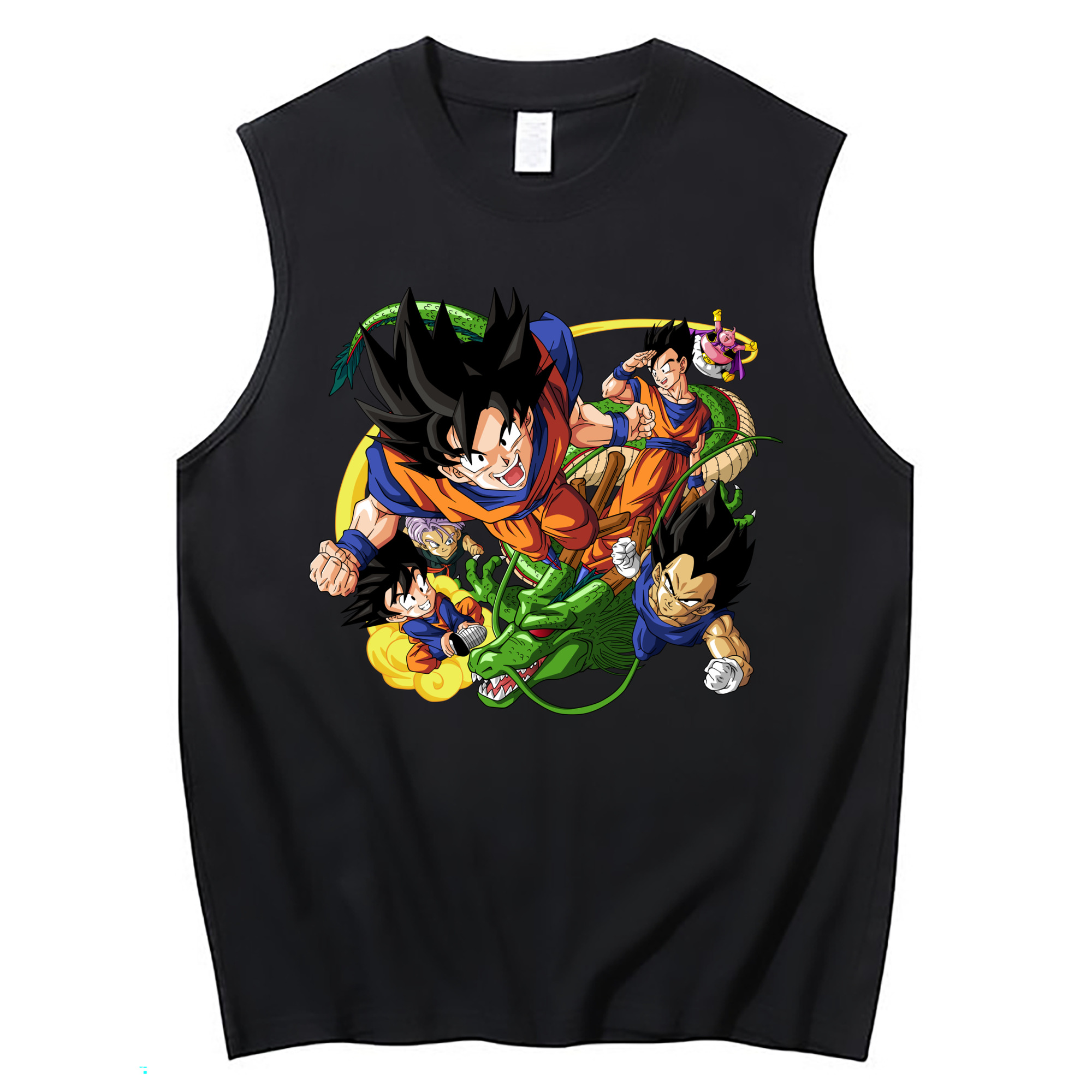 （画像用） ドラゴンボール DRAGON BALL コットン100％タンクトップ（フロントプリント）