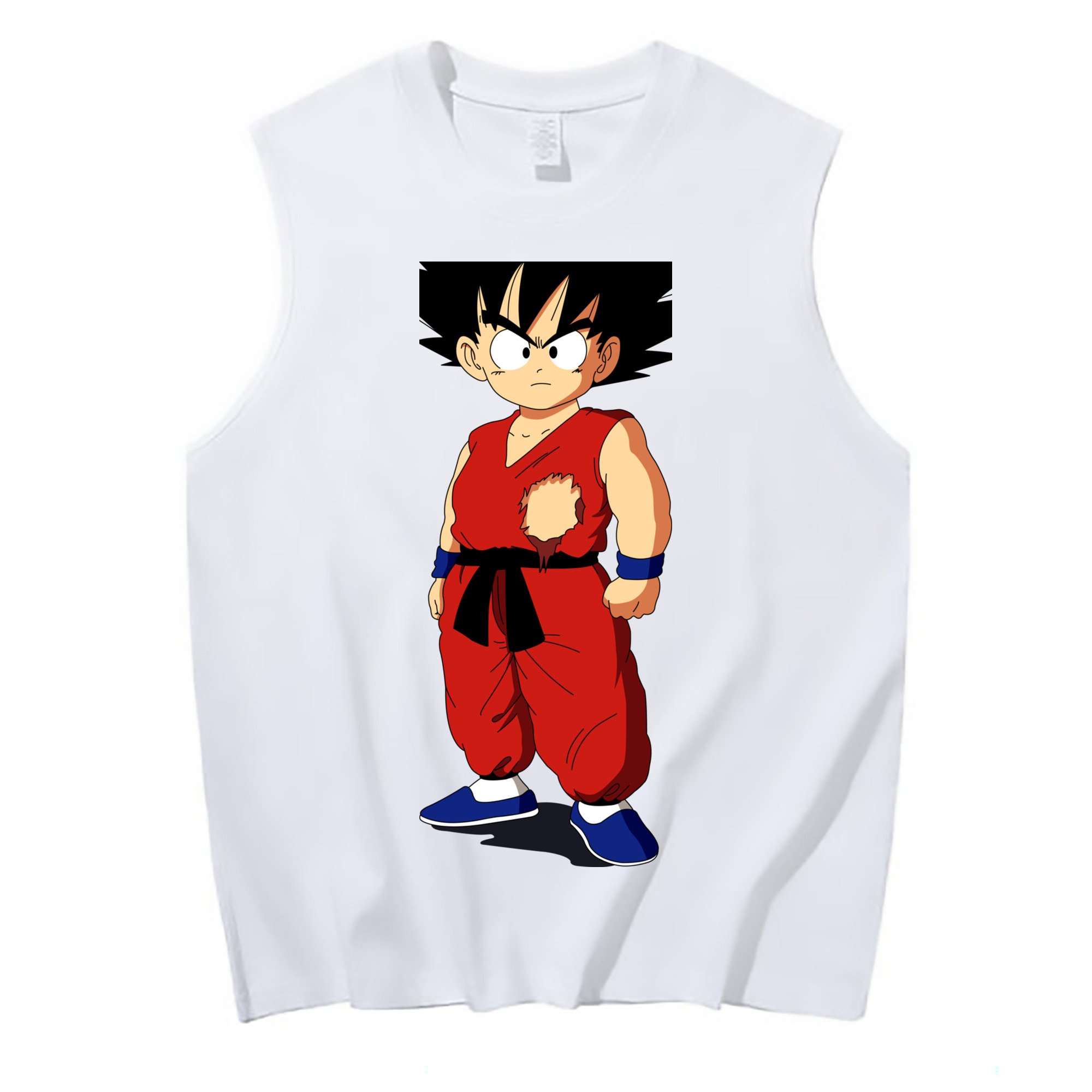 （画像用） ドラゴンボール 孫悟空（そん ごくう）Son Goku カカロット DRAGON BALL Kakarotto コットン100％タンクトップ（フロントプリント）