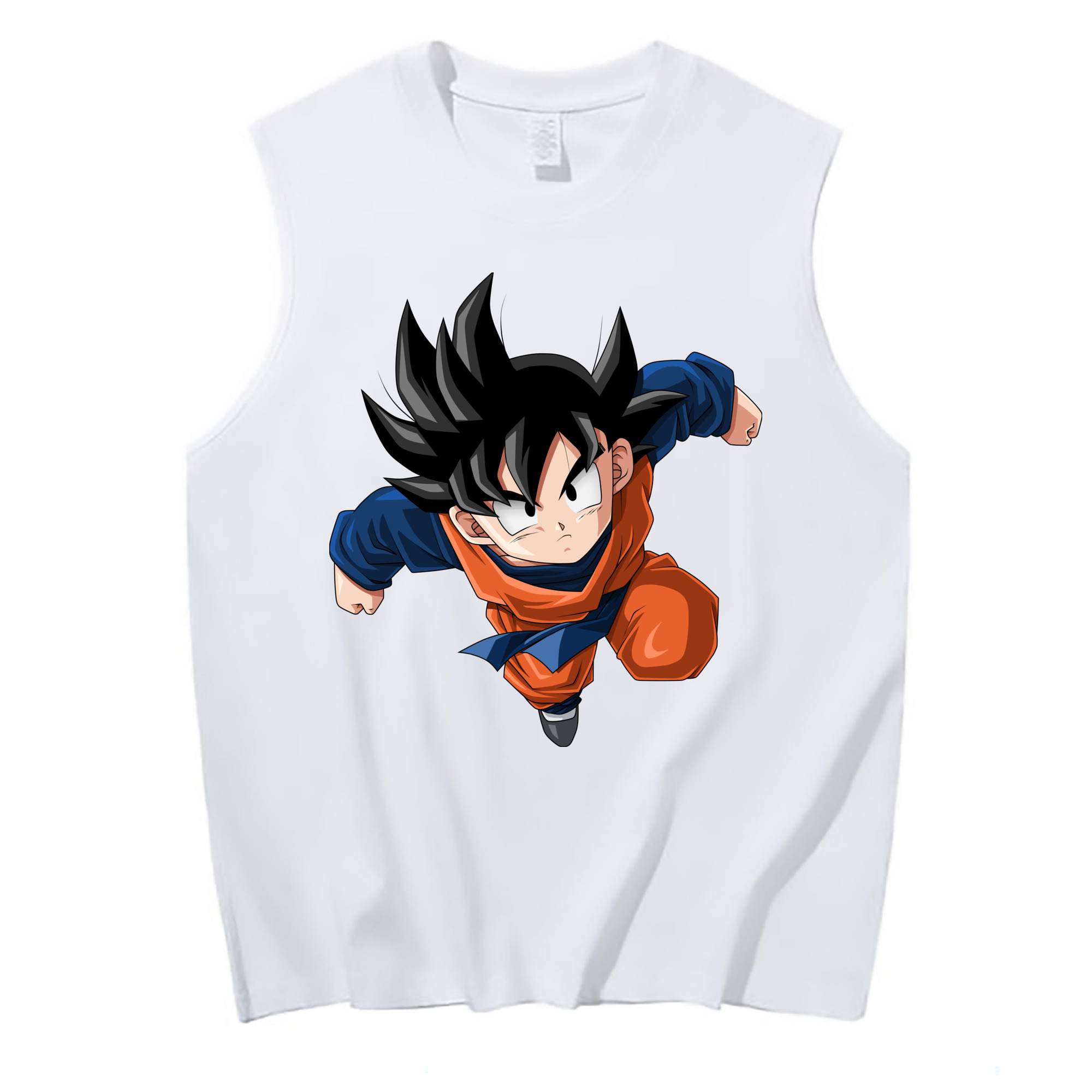 （画像用） ドラゴンボール 孫悟空（そん ごくう）Son Goku カカロット DRAGON BALL Kakarotto コットン100％タンクトップ（フロントプリント）