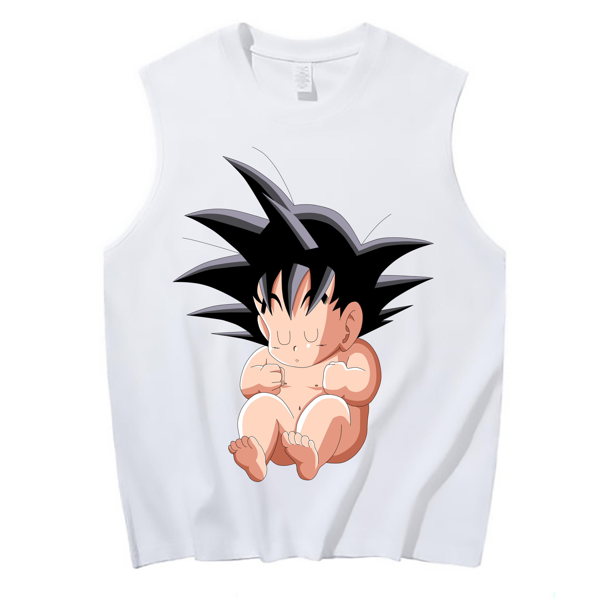 （画像用） ドラゴンボール 孫悟空（そん ごくう）Son Goku カカロット DRAGON BALL Kakarotto コットン100％タンクトップ（フロントプリント）