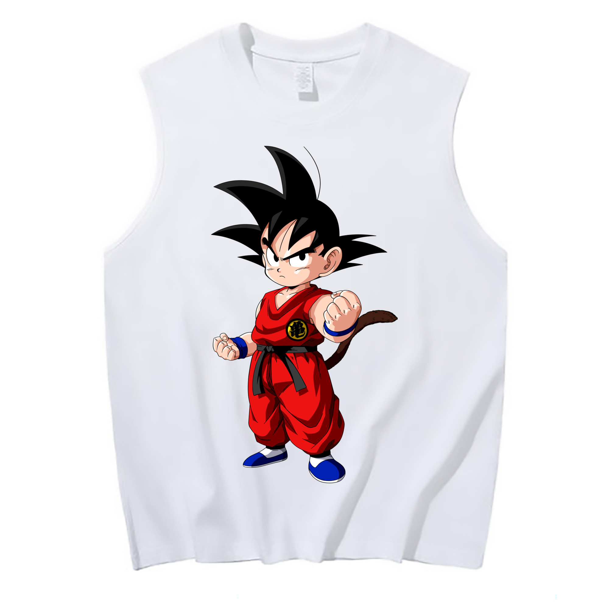 （画像用） ドラゴンボール 孫悟空（そん ごくう）Son Goku カカロット DRAGON BALL Kakarotto コットン100％タンクトップ（フロントプリント）