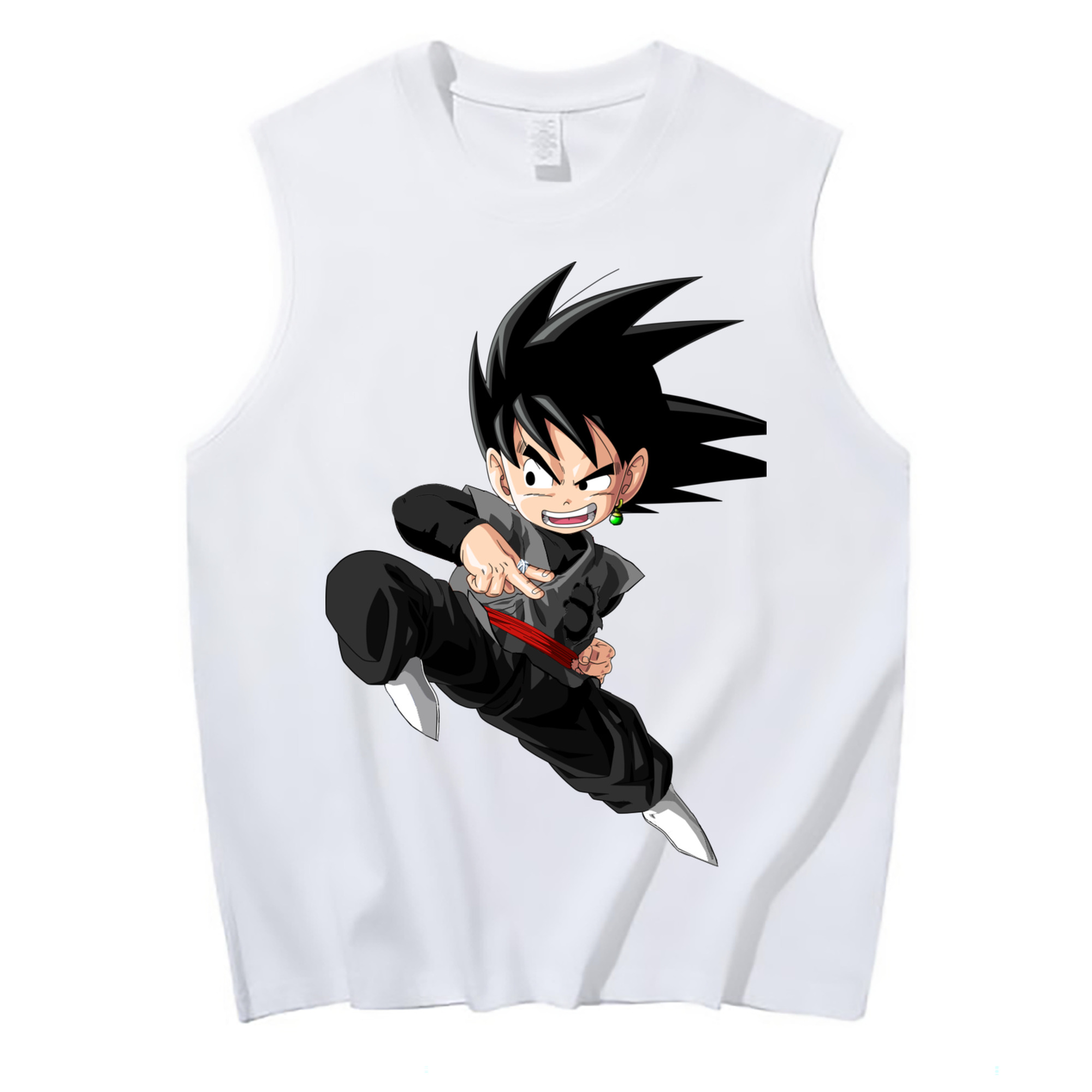 （画像用） ドラゴンボール 孫悟空（そん ごくう）Son Goku カカロット DRAGON BALL Kakarotto コットン100％タンクトップ（フロントプリント）