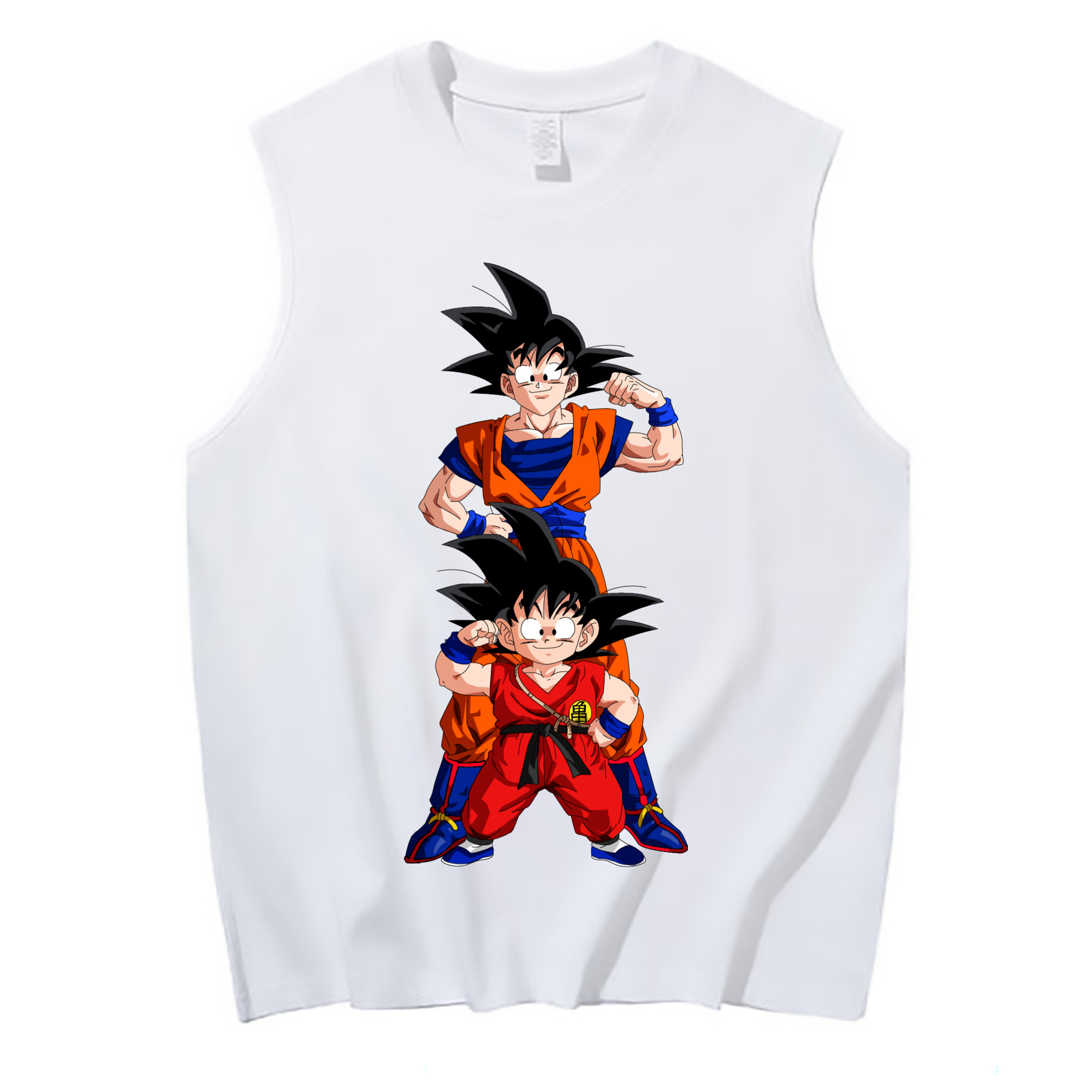（画像用） ドラゴンボール 孫悟空（そん ごくう）Son Goku カカロット DRAGON BALL Kakarotto コットン100％タンクトップ（フロントプリント）