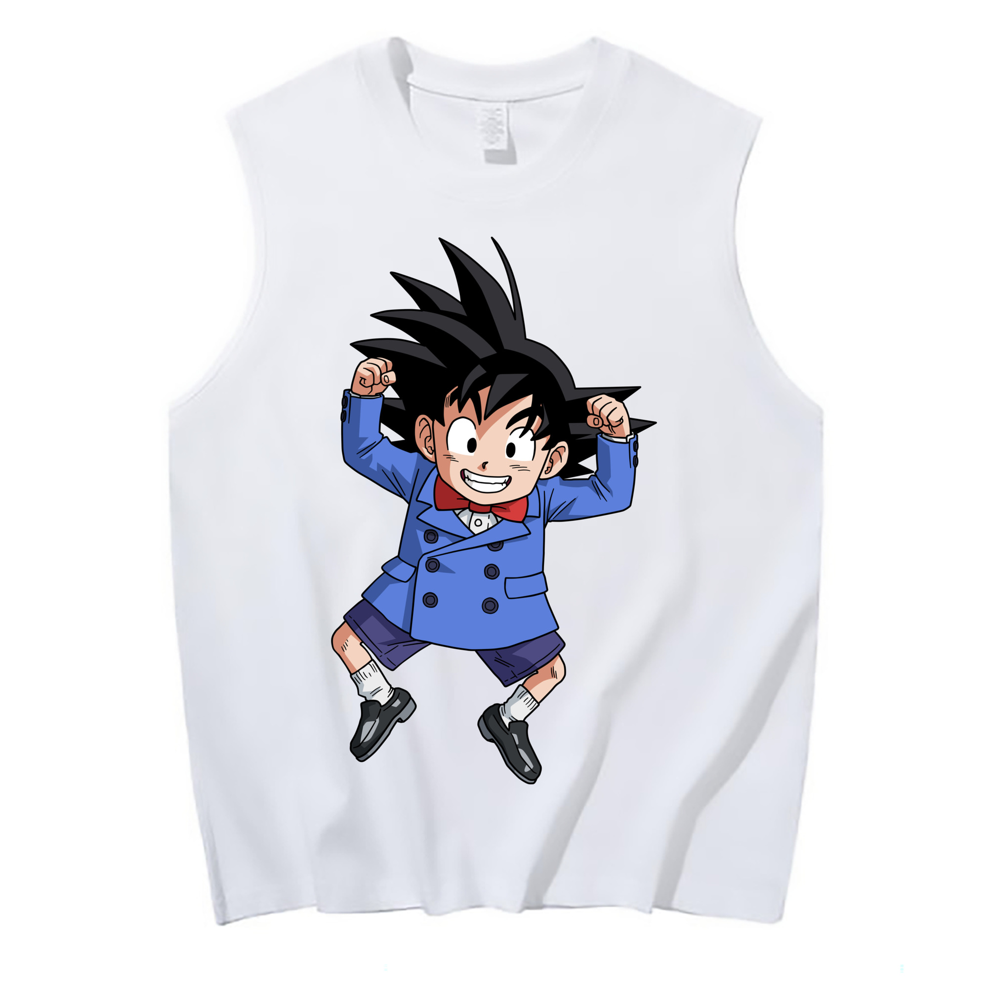 （画像用） ドラゴンボール 孫悟空（そん ごくう）Son Goku カカロット DRAGON BALL Kakarotto コットン100％タンクトップ（フロントプリント）
