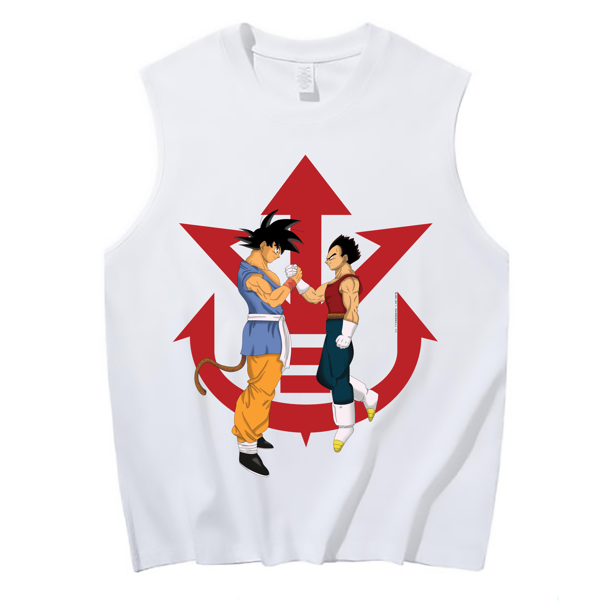 （画像用） ドラゴンボール 孫悟空（そん ごくう）Son Goku カカロット DRAGON BALL Kakarotto コットン100％タンクトップ（フロントプリント）