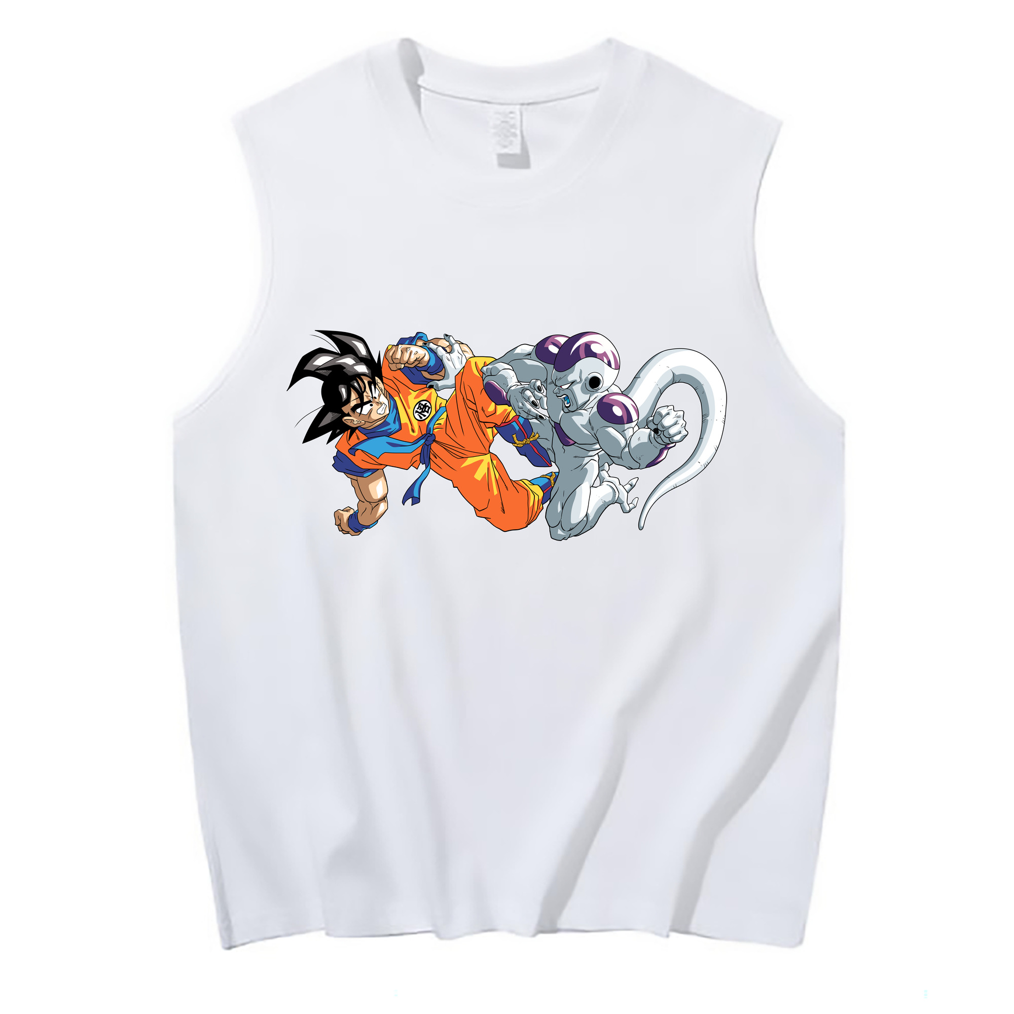 （画像用） ドラゴンボール 孫悟空（そん ごくう）Son Goku カカロット DRAGON BALL Kakarotto コットン100％タンクトップ（フロントプリント）