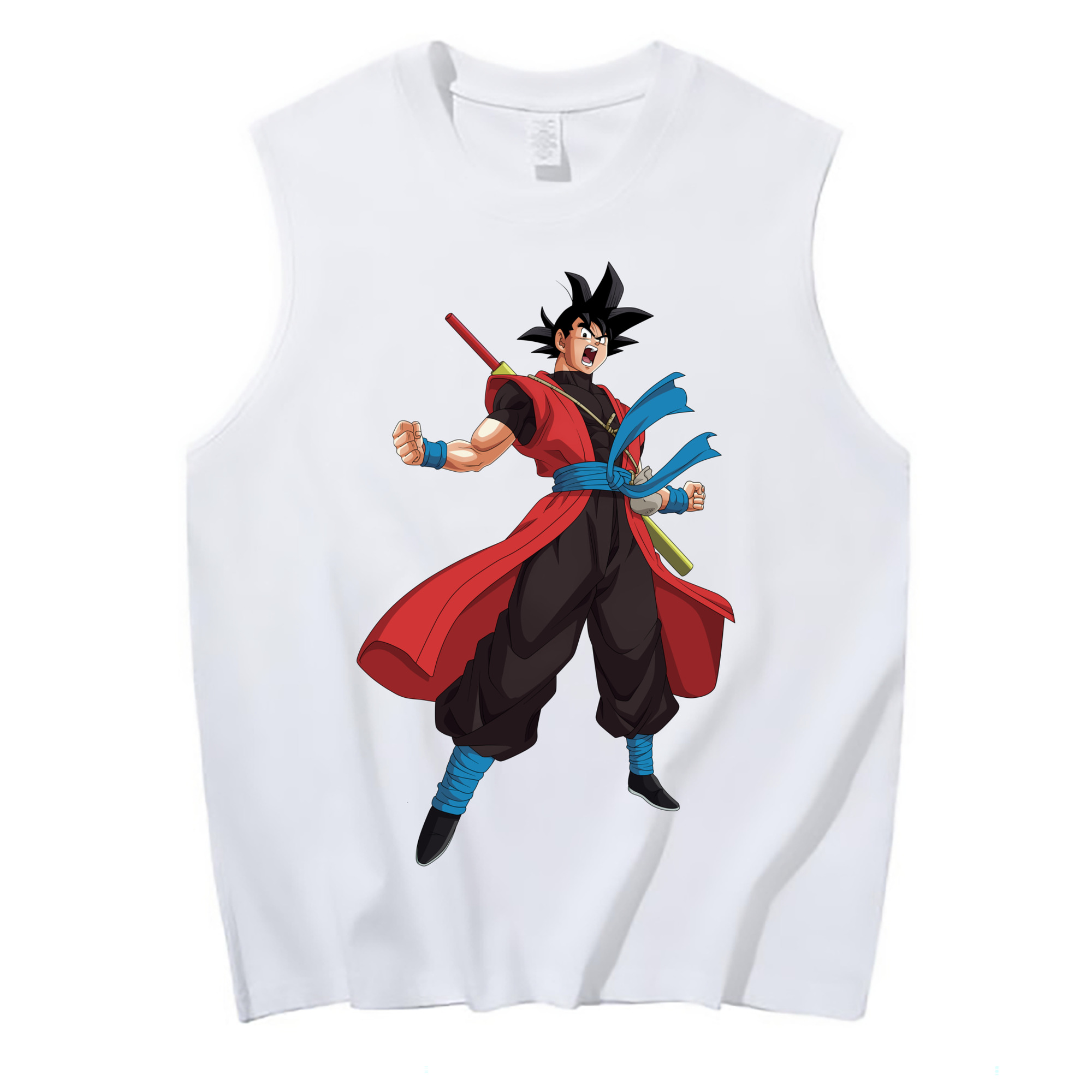 （画像用） ドラゴンボール 孫悟空（そん ごくう）Son Goku カカロット DRAGON BALL Kakarotto コットン100％タンクトップ（フロントプリント）