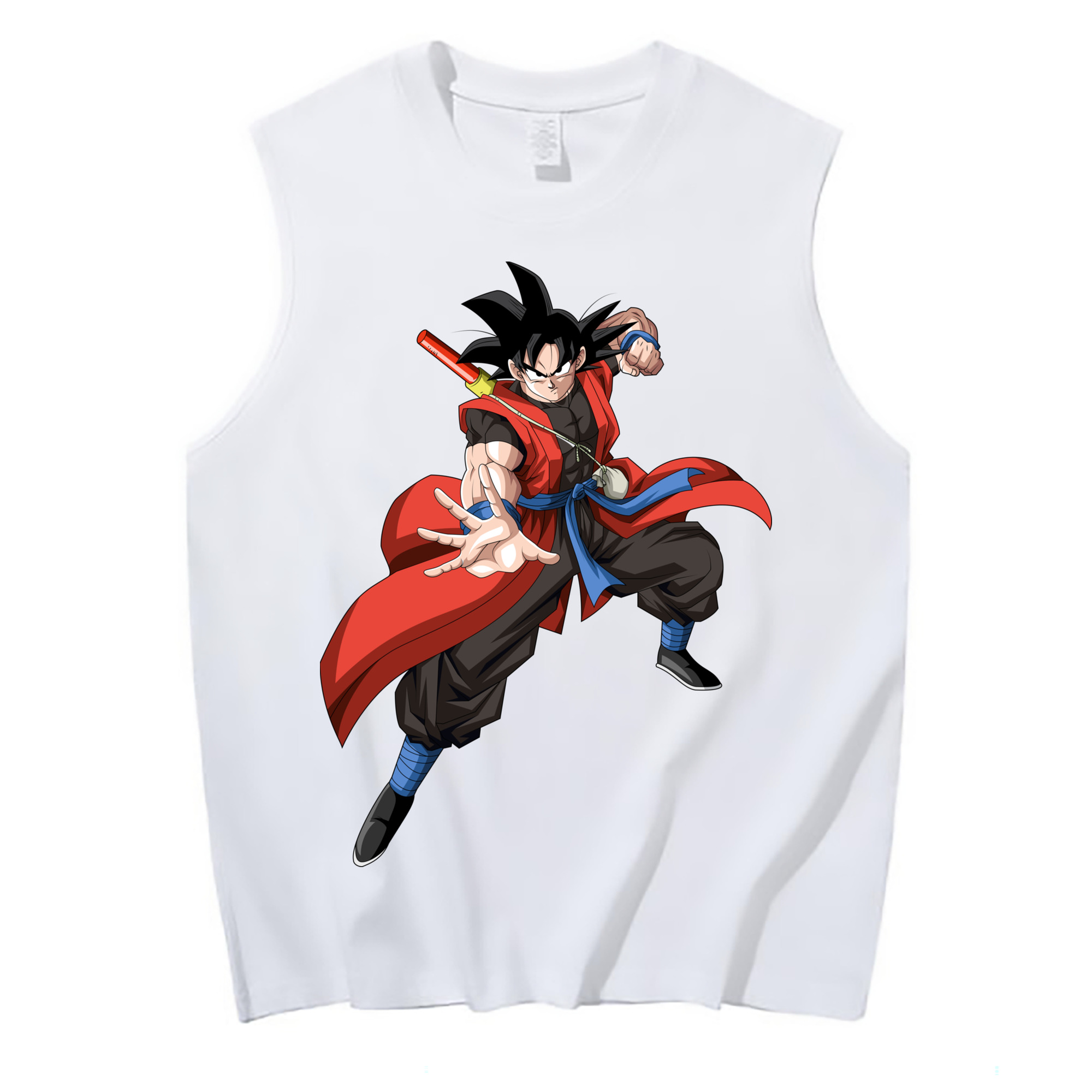 （画像用） ドラゴンボール 孫悟空（そん ごくう）Son Goku カカロット DRAGON BALL Kakarotto コットン100％タンクトップ（フロントプリント）