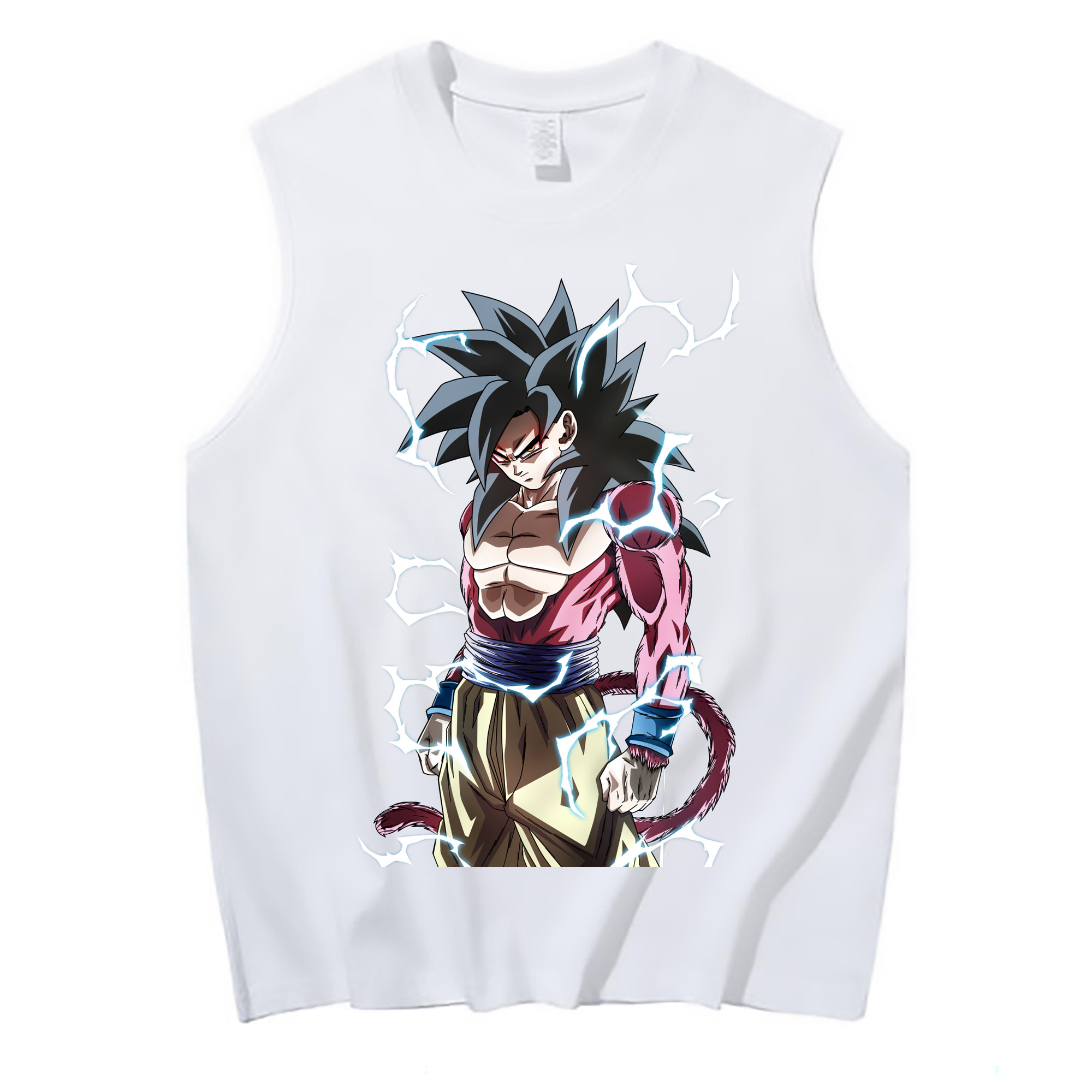 （画像用） ドラゴンボール 孫悟空（そん ごくう）Son Goku カカロット DRAGON BALL Kakarotto コットン100％タンクトップ（フロントプリント）