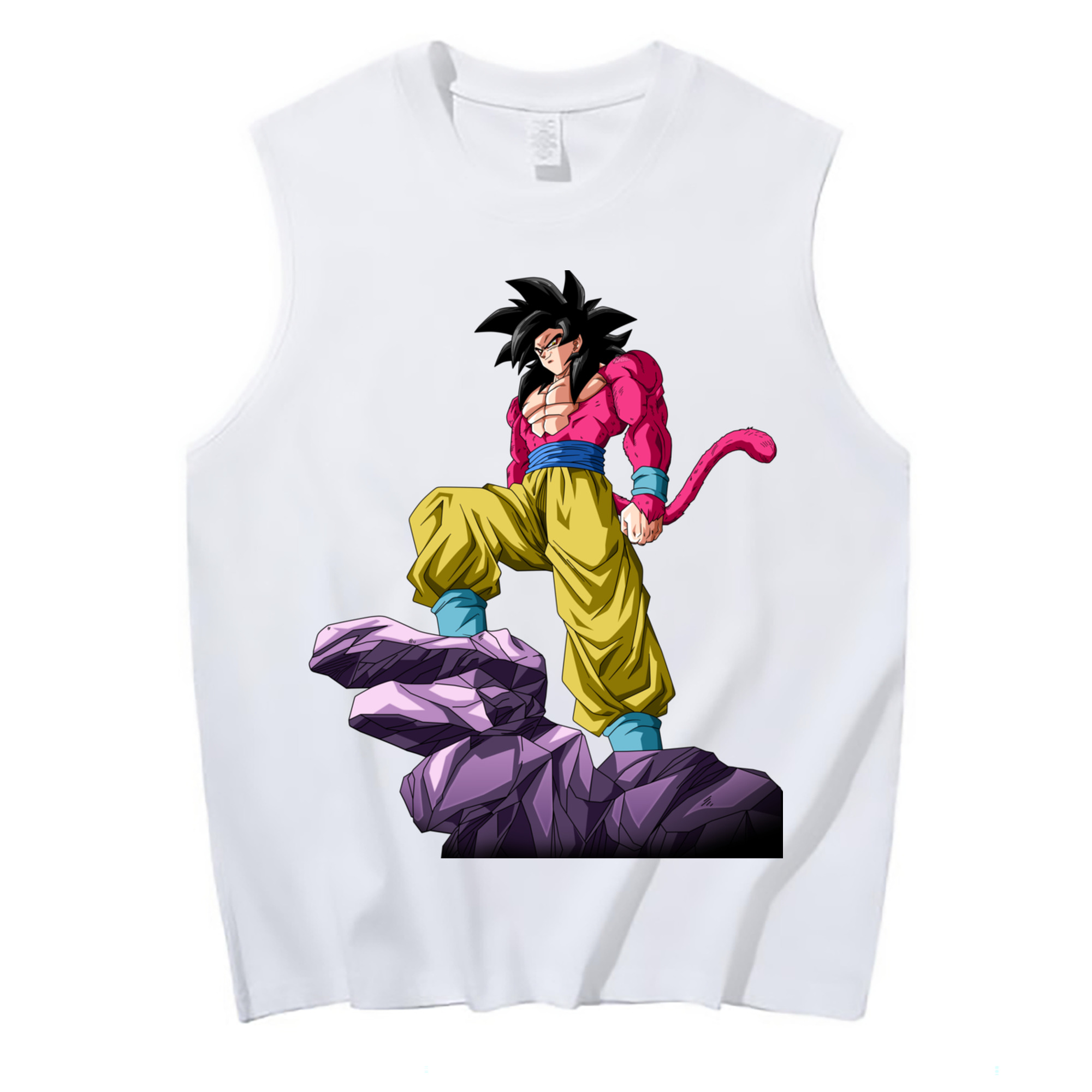 （画像用） ドラゴンボール 孫悟空（そん ごくう）Son Goku カカロット DRAGON BALL Kakarotto コットン100％タンクトップ（フロントプリント）