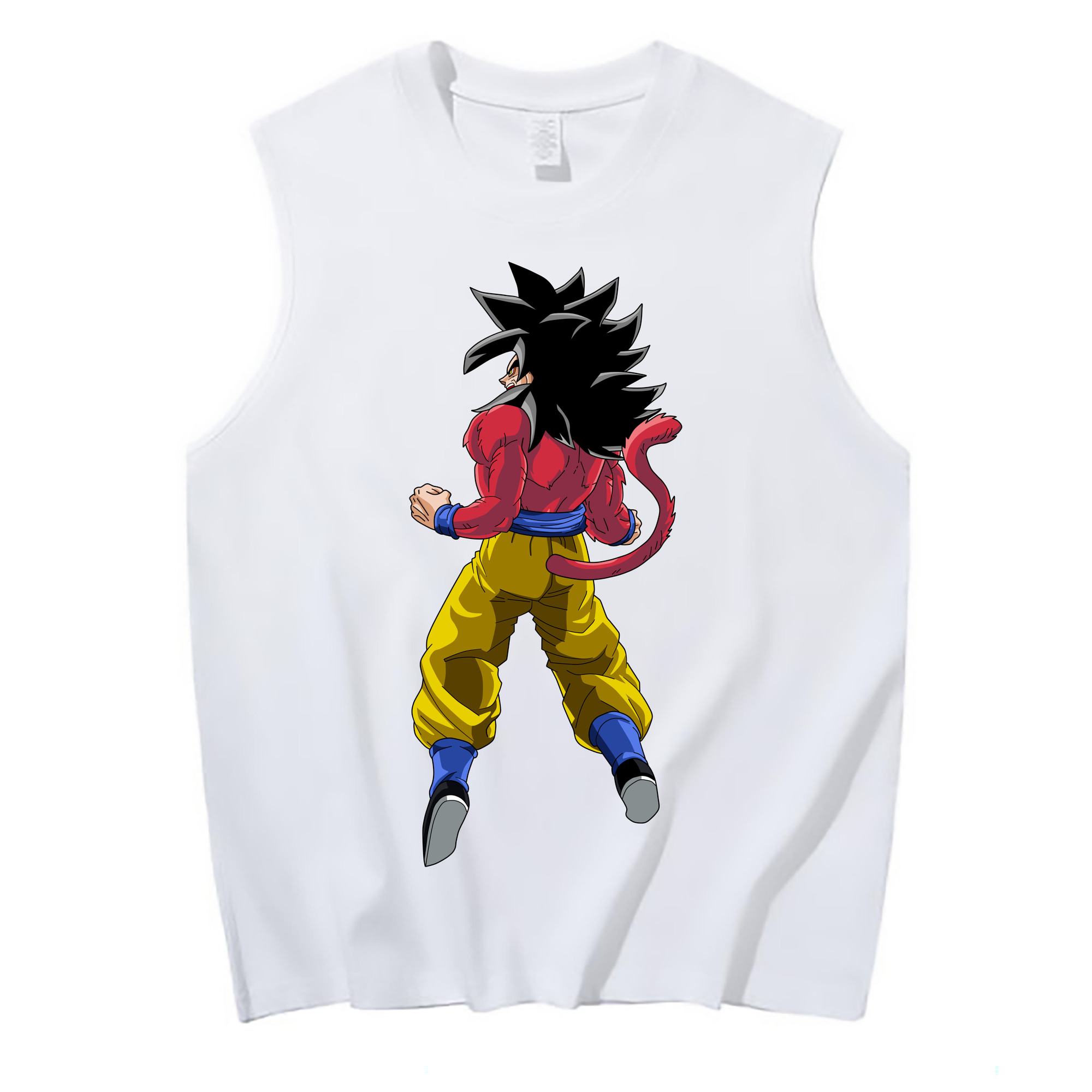 （画像用） ドラゴンボール 孫悟空（そん ごくう）Son Goku カカロット DRAGON BALL Kakarotto コットン100％タンクトップ（フロントプリント）