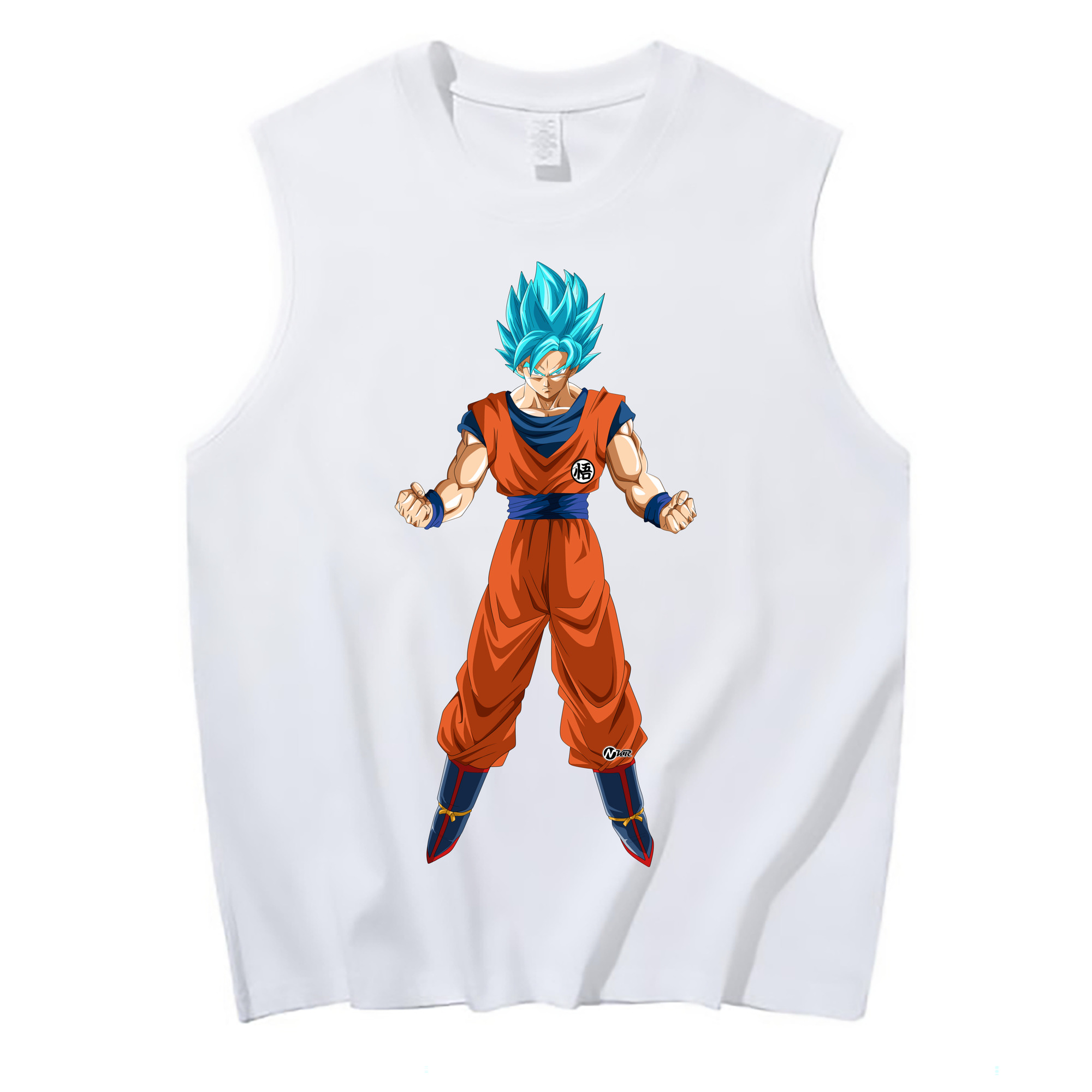 （画像用） ドラゴンボール 孫悟空（そん ごくう）Son Goku カカロット DRAGON BALL Kakarotto コットン100％タンクトップ（フロントプリント）