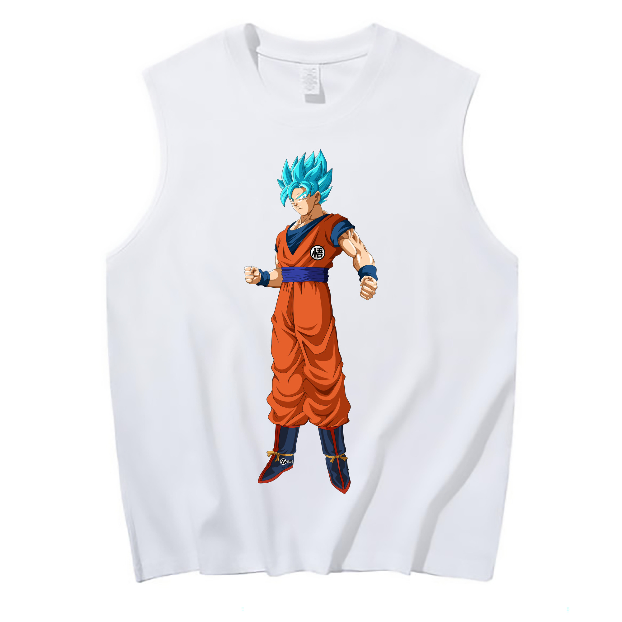 （画像用） ドラゴンボール 孫悟空（そん ごくう）Son Goku カカロット DRAGON BALL Kakarotto コットン100％タンクトップ（フロントプリント）