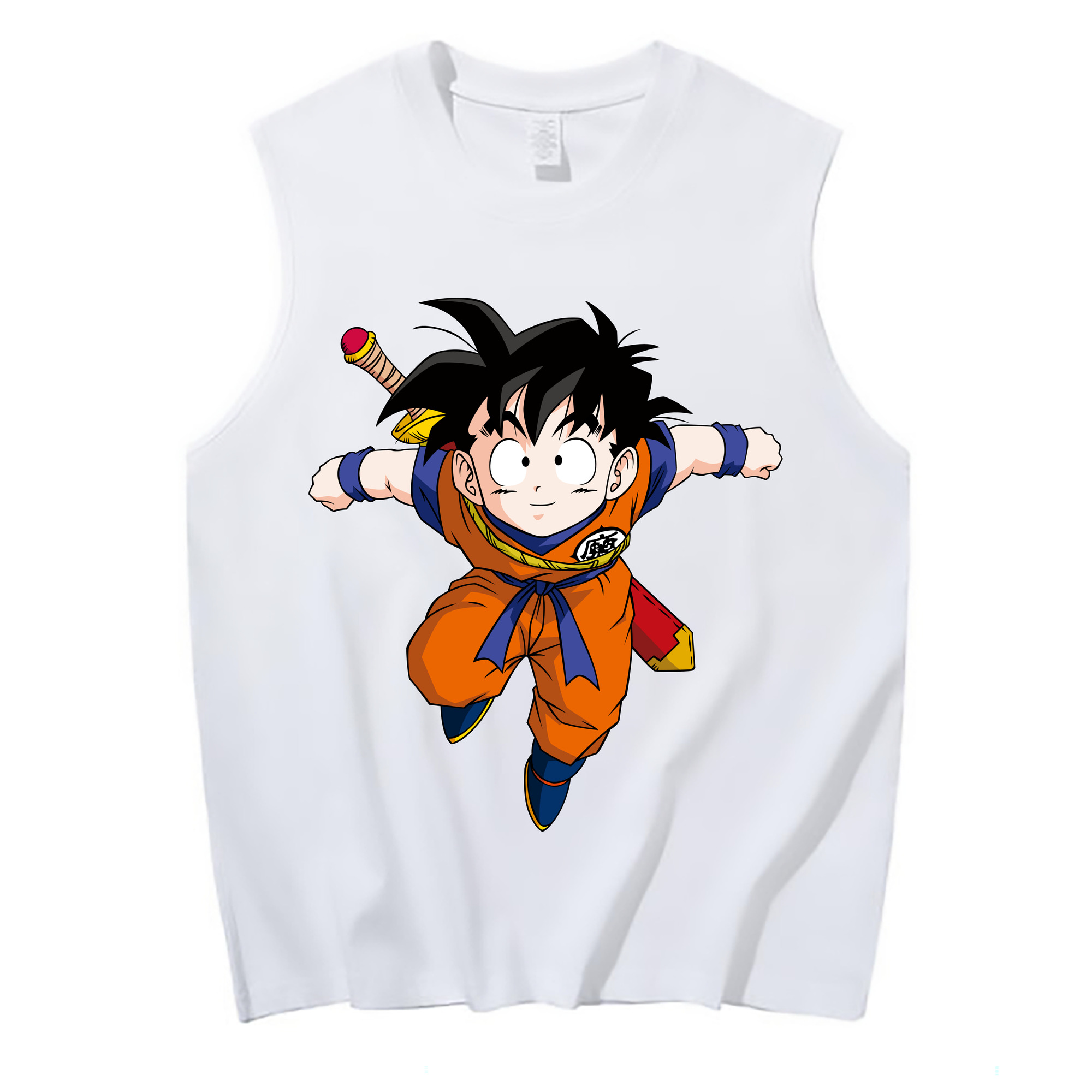 （画像用） ドラゴンボール 孫悟空（そん ごくう）Son Goku カカロット DRAGON BALL Kakarotto コットン100％タンクトップ（フロントプリント）