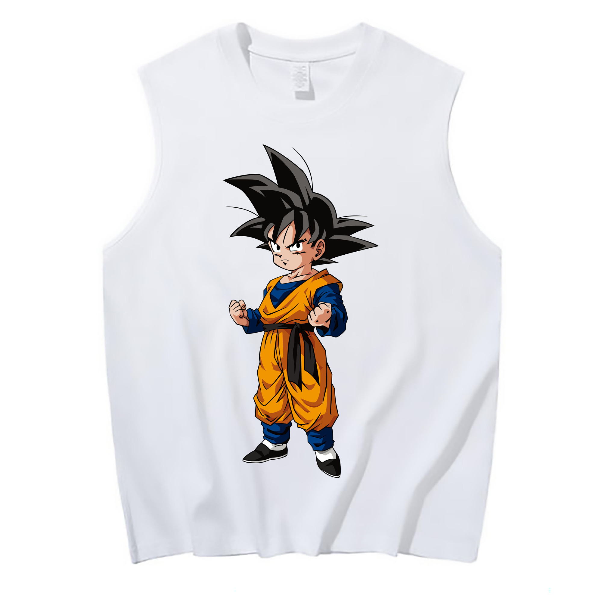 （画像用） ドラゴンボール 孫悟空（そん ごくう）Son Goku カカロット DRAGON BALL Kakarotto コットン100％タンクトップ（フロントプリント）