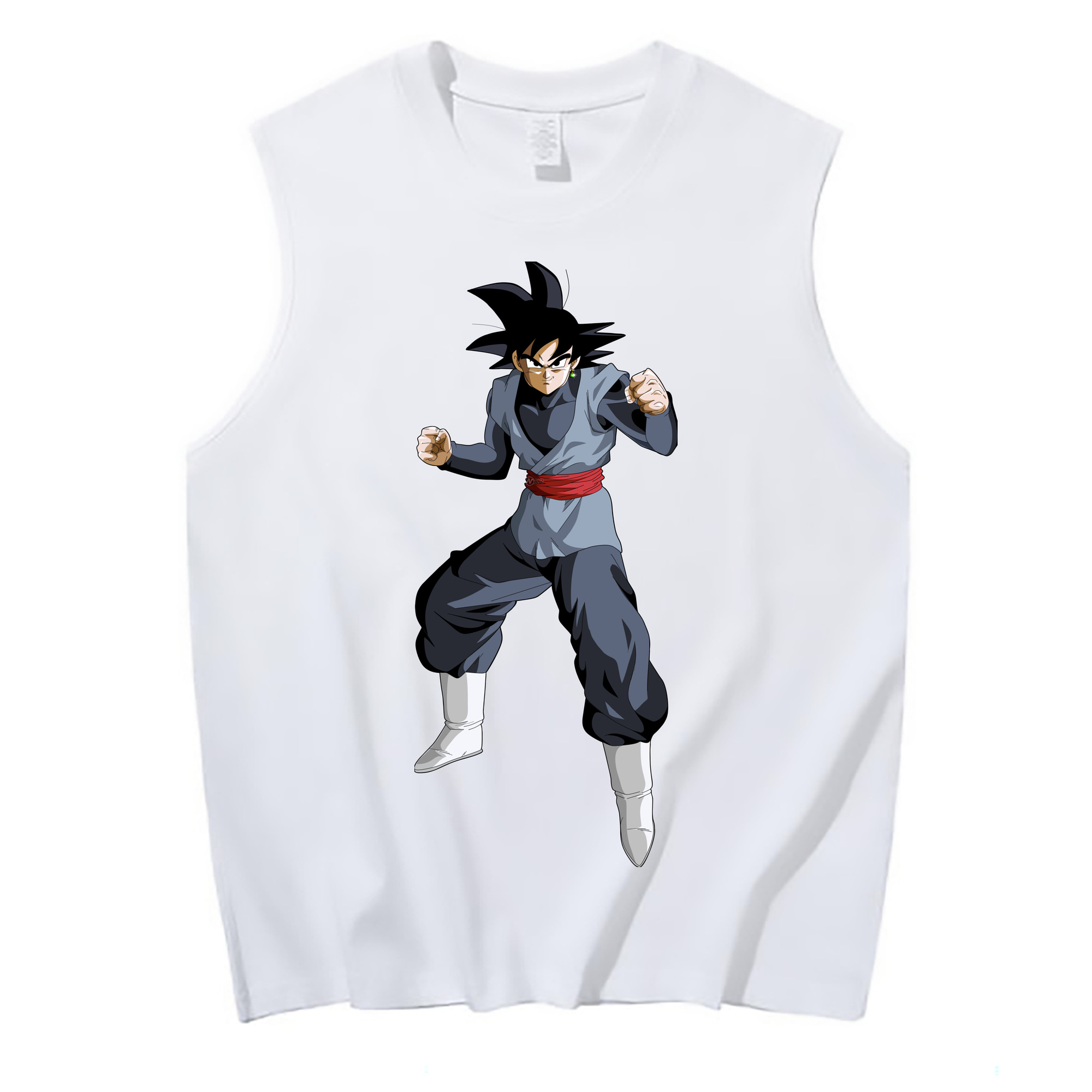 （画像用） ドラゴンボール ベジータ四世（Bejīta Yonsei）DRAGON BALL Vegeta IV コットン100％タンクトップ（フロントプリント）