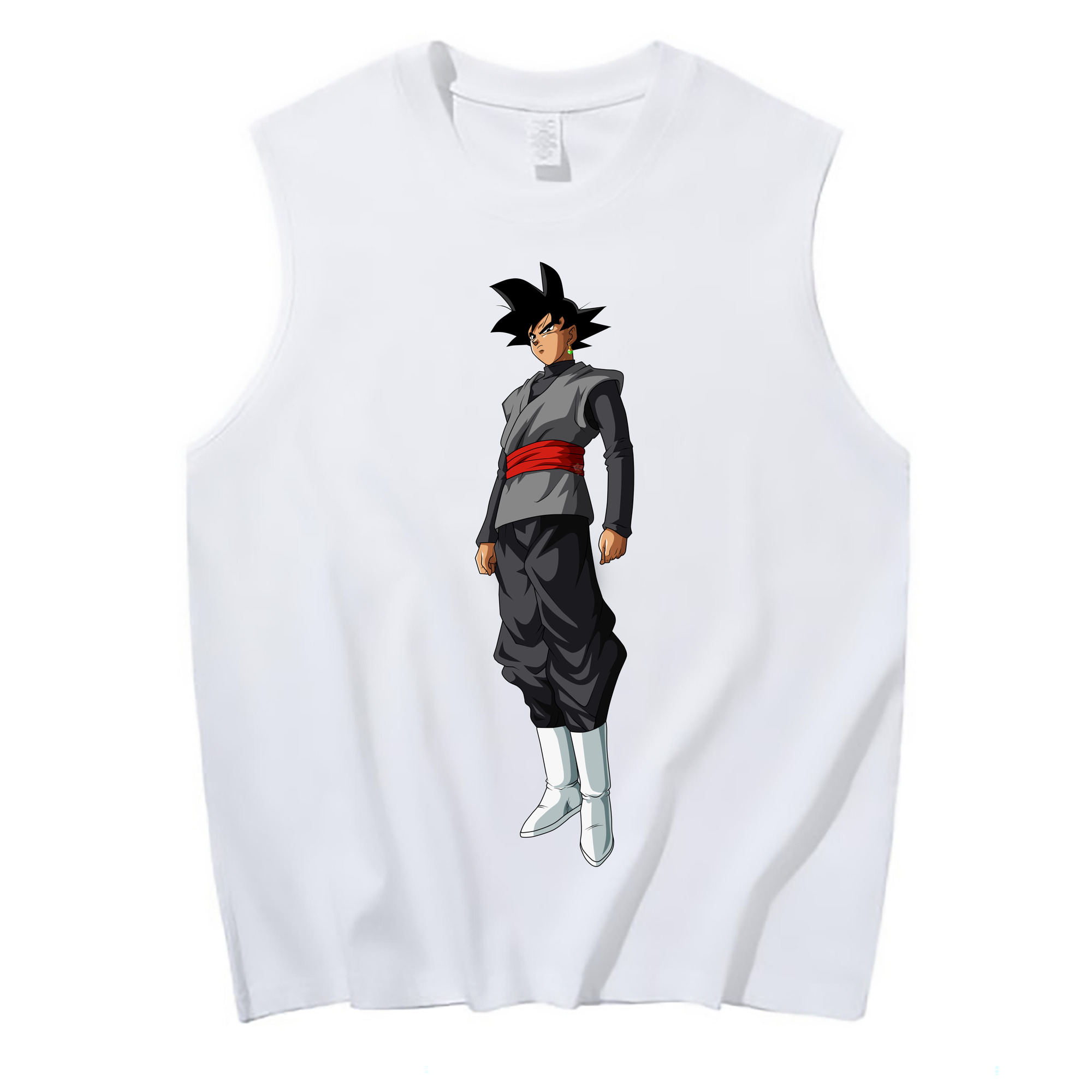 （画像用） ドラゴンボール ベジータ四世（Bejīta Yonsei）DRAGON BALL Vegeta IV コットン100％タンクトップ（フロントプリント）