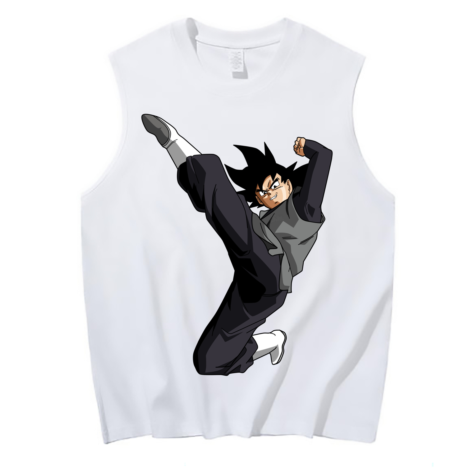 （画像用） ドラゴンボール ベジータ四世（Bejīta Yonsei）DRAGON BALL Vegeta IV コットン100％タンクトップ（フロントプリント）