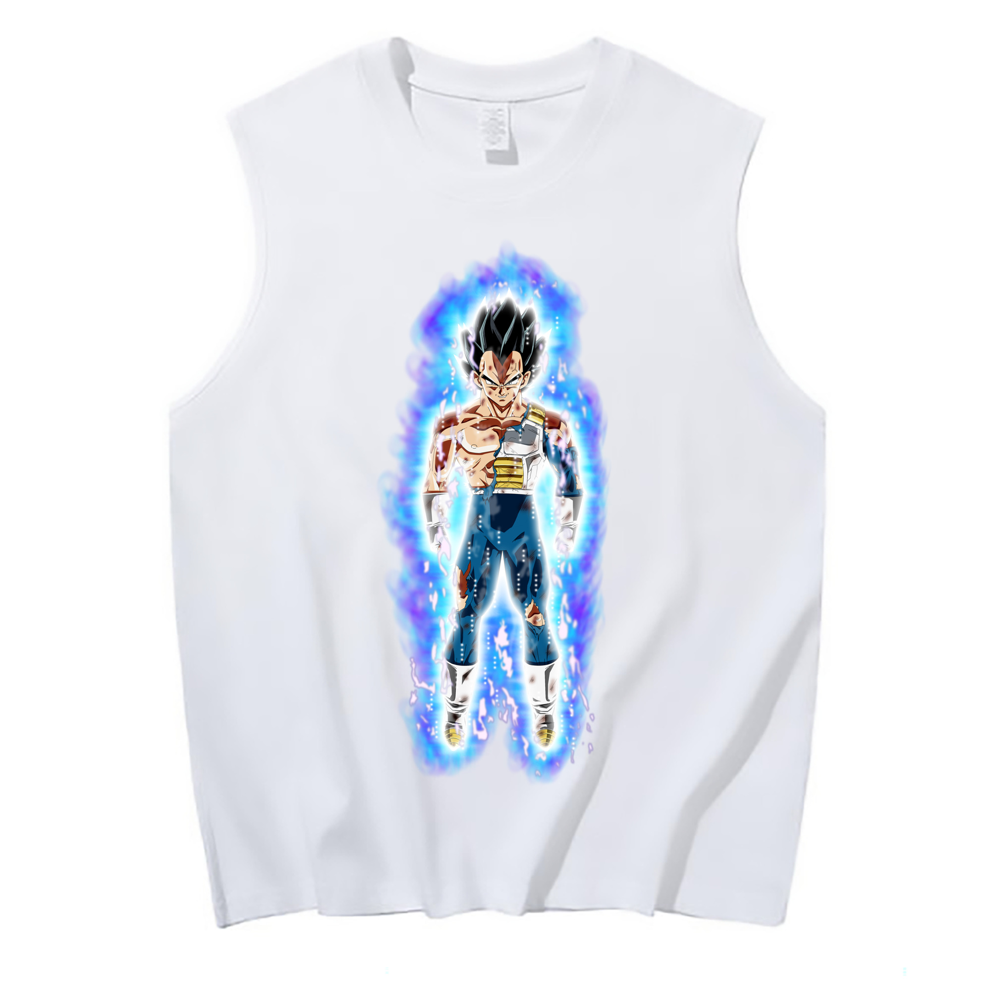 （画像用） ドラゴンボール ベジータ四世（Bejīta Yonsei）DRAGON BALL Vegeta IV コットン100％タンクトップ（フロントプリント）