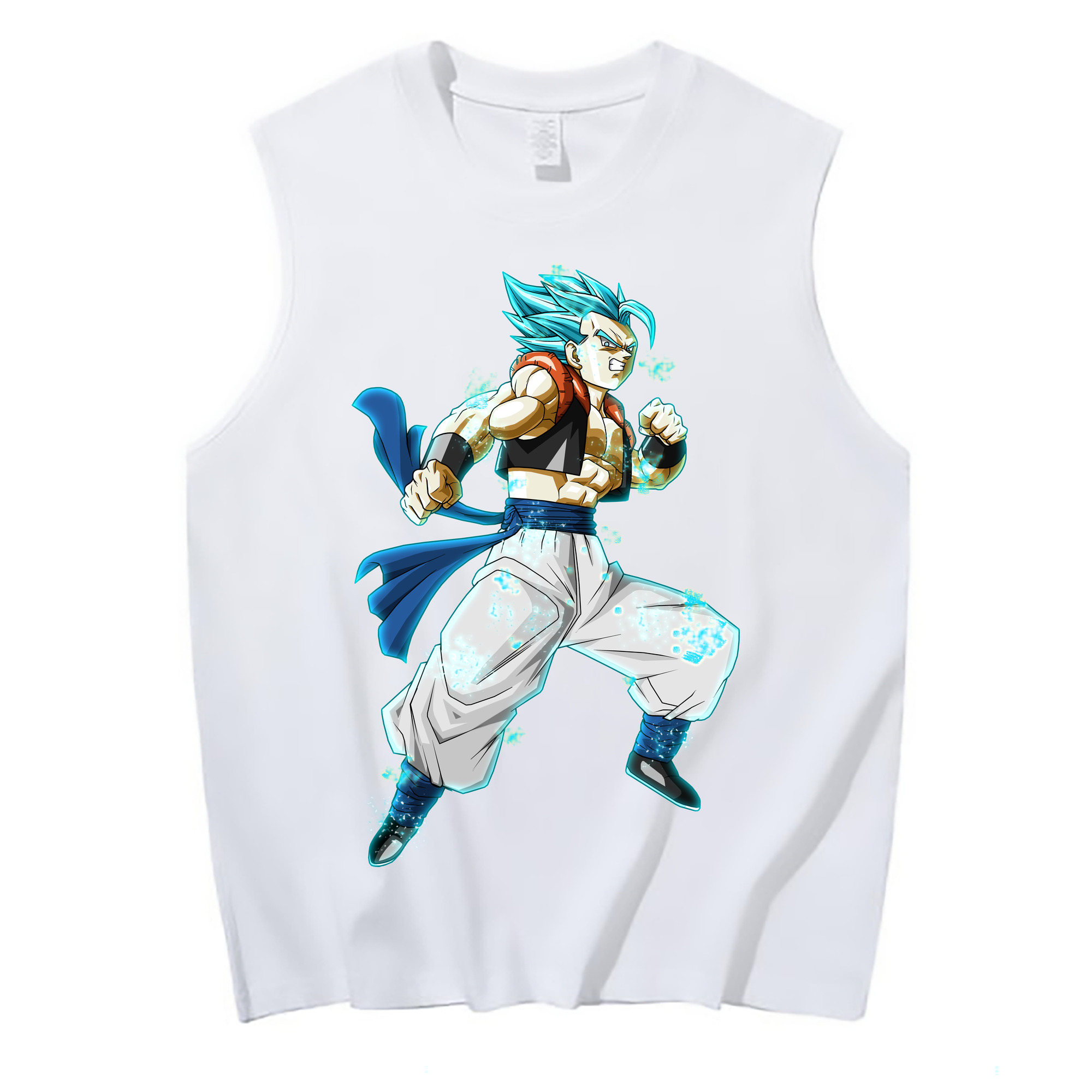 （画像用） ドラゴンボール ベジータ四世（Bejīta Yonsei）DRAGON BALL Vegeta IV コットン100％タンクトップ（フロントプリント）