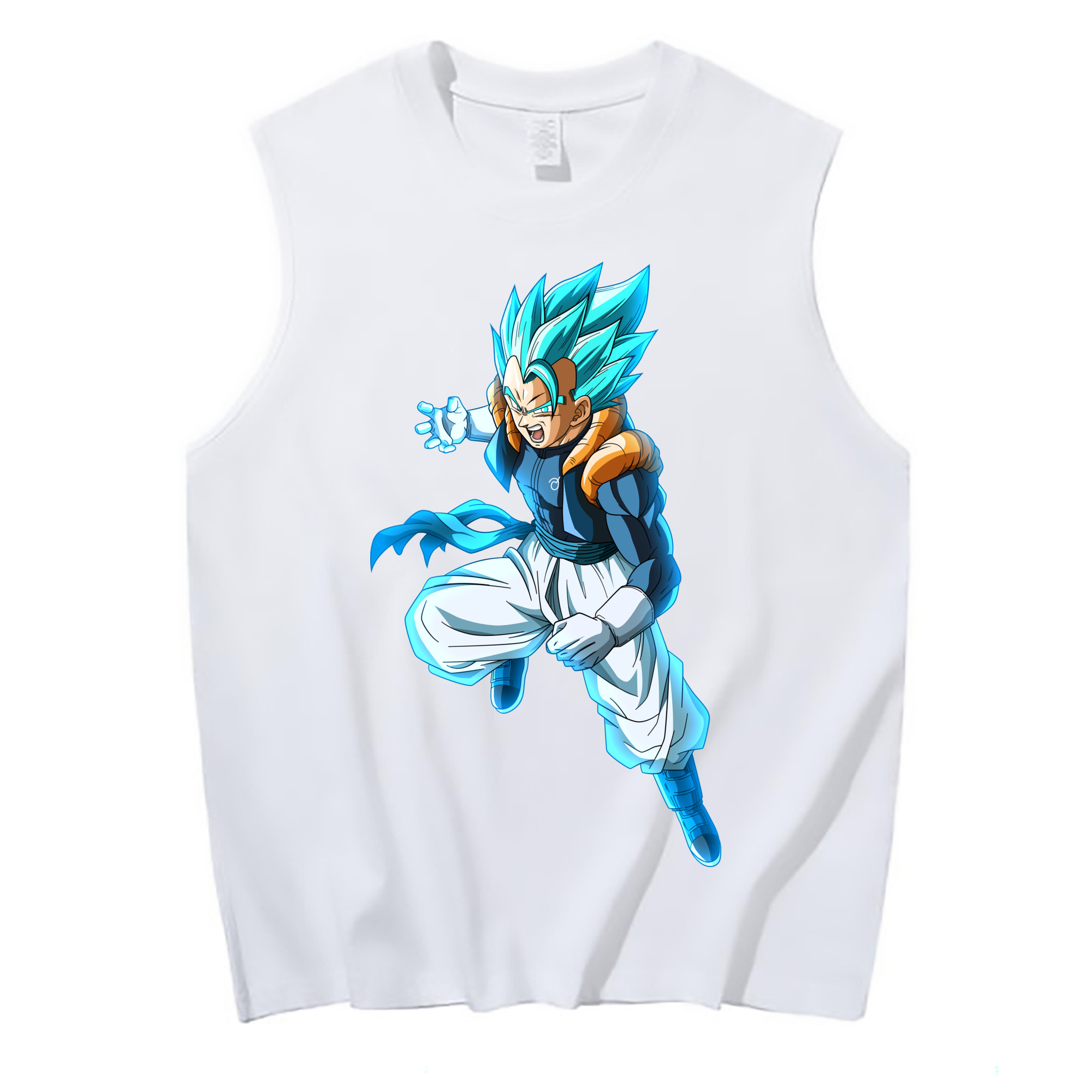 （画像用） ドラゴンボール ベジータ四世（Bejīta Yonsei）DRAGON BALL Vegeta IV コットン100％タンクトップ（フロントプリント）
