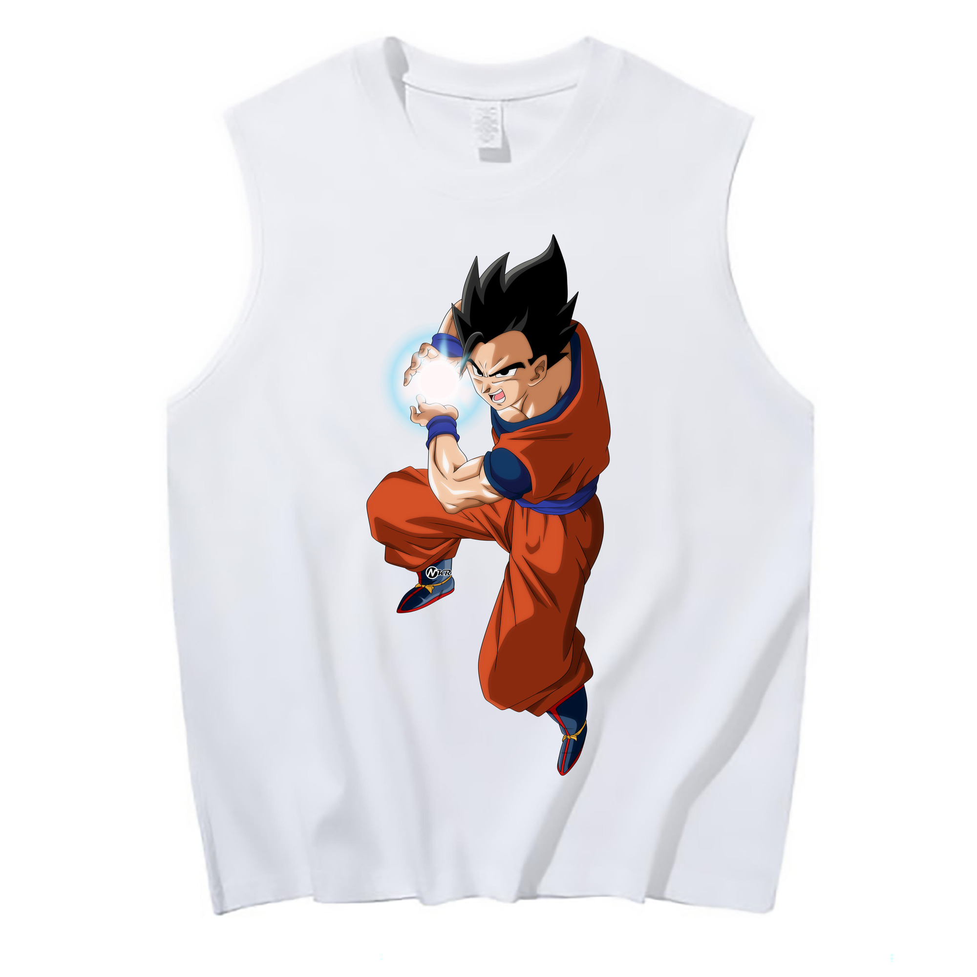 （画像用） ドラゴンボール 孫 悟飯（そんごはん）DRAGON BALL Son Gohan コットン100％タンクトップ（フロントプリント）