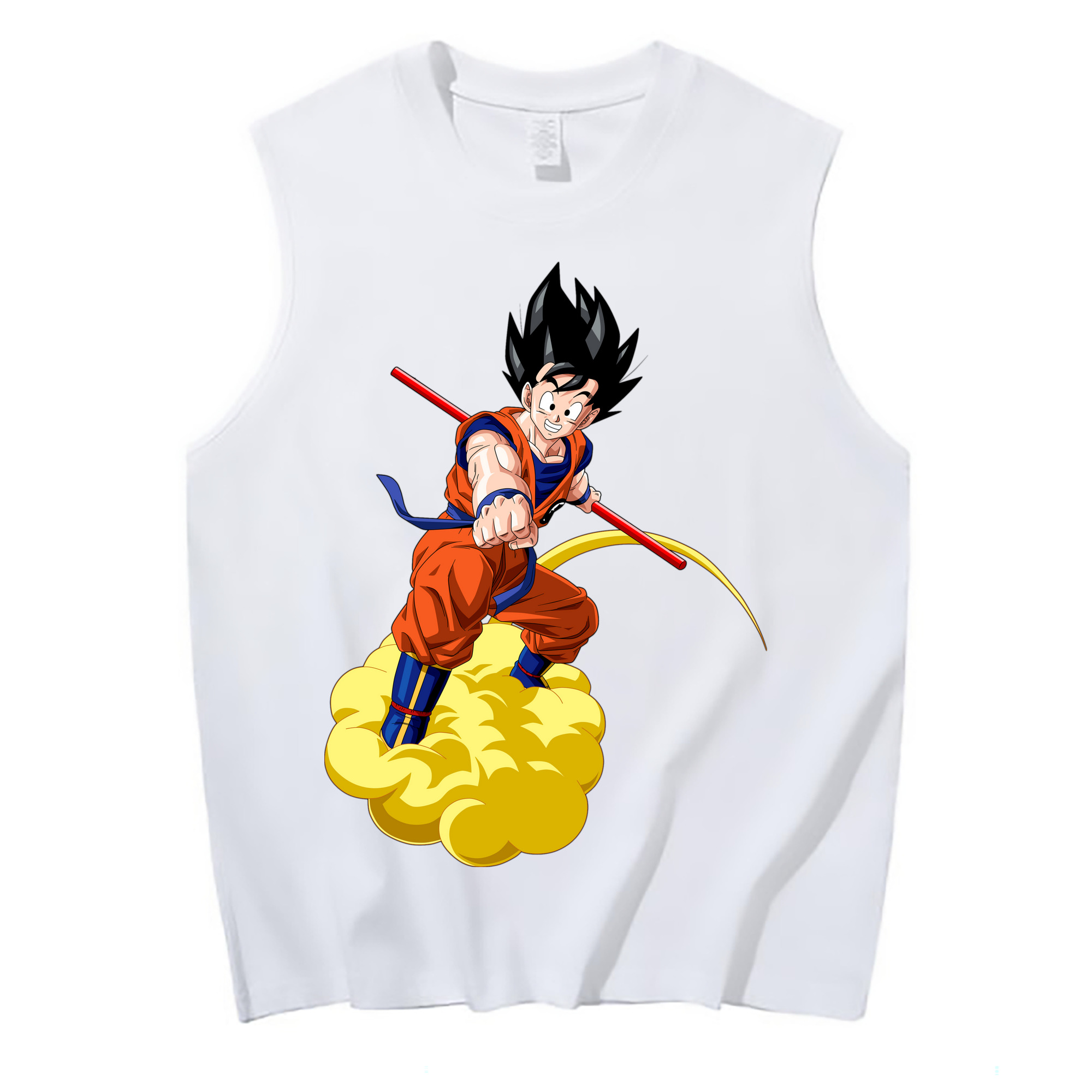 （画像用） ドラゴンボール 孫 悟飯（そんごはん）DRAGON BALL Son Gohan コットン100％タンクトップ（フロントプリント）