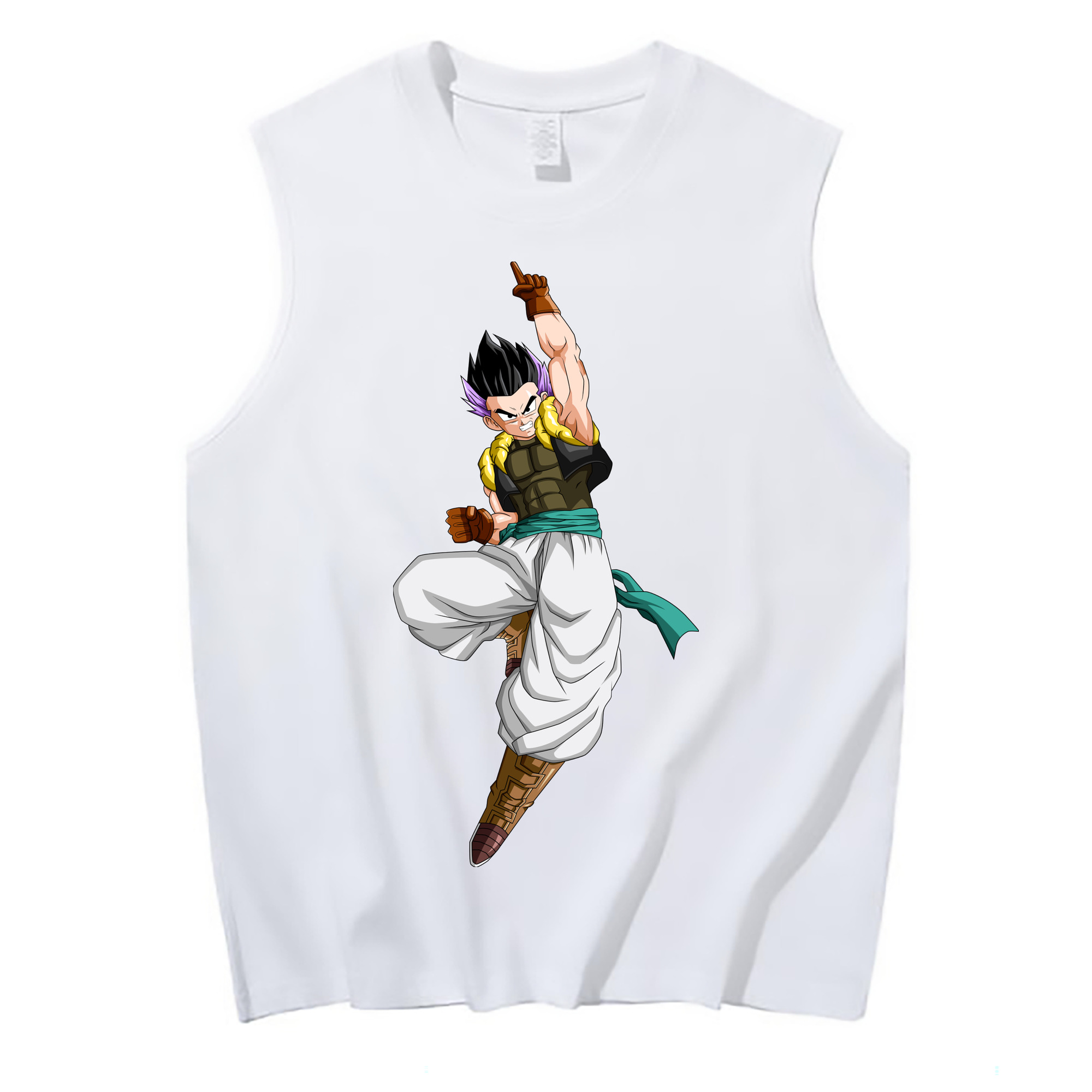 （画像用） ドラゴンボール 孫 悟飯（そんごはん）DRAGON BALL Son Gohan コットン100％タンクトップ（フロントプリント）