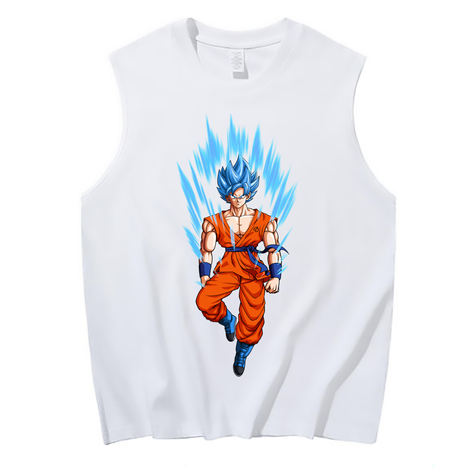 （画像用） ドラゴンボール 孫 悟飯（そんごはん）DRAGON BALL Son Gohan コットン100％タンクトップ（フロントプリント）