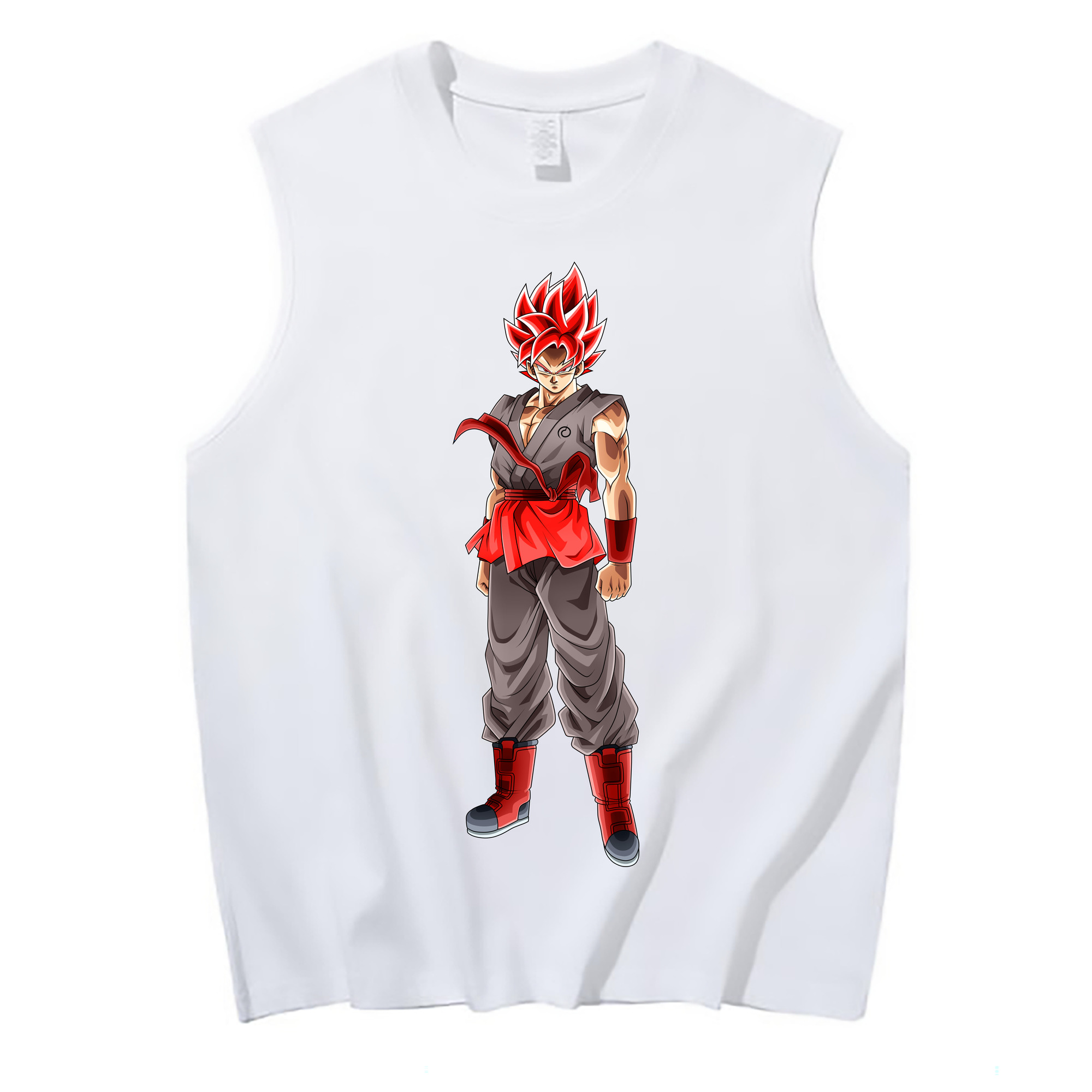 （画像用） ドラゴンボール 孫 悟飯（そんごはん）DRAGON BALL Son Gohan コットン100％タンクトップ（フロントプリント）