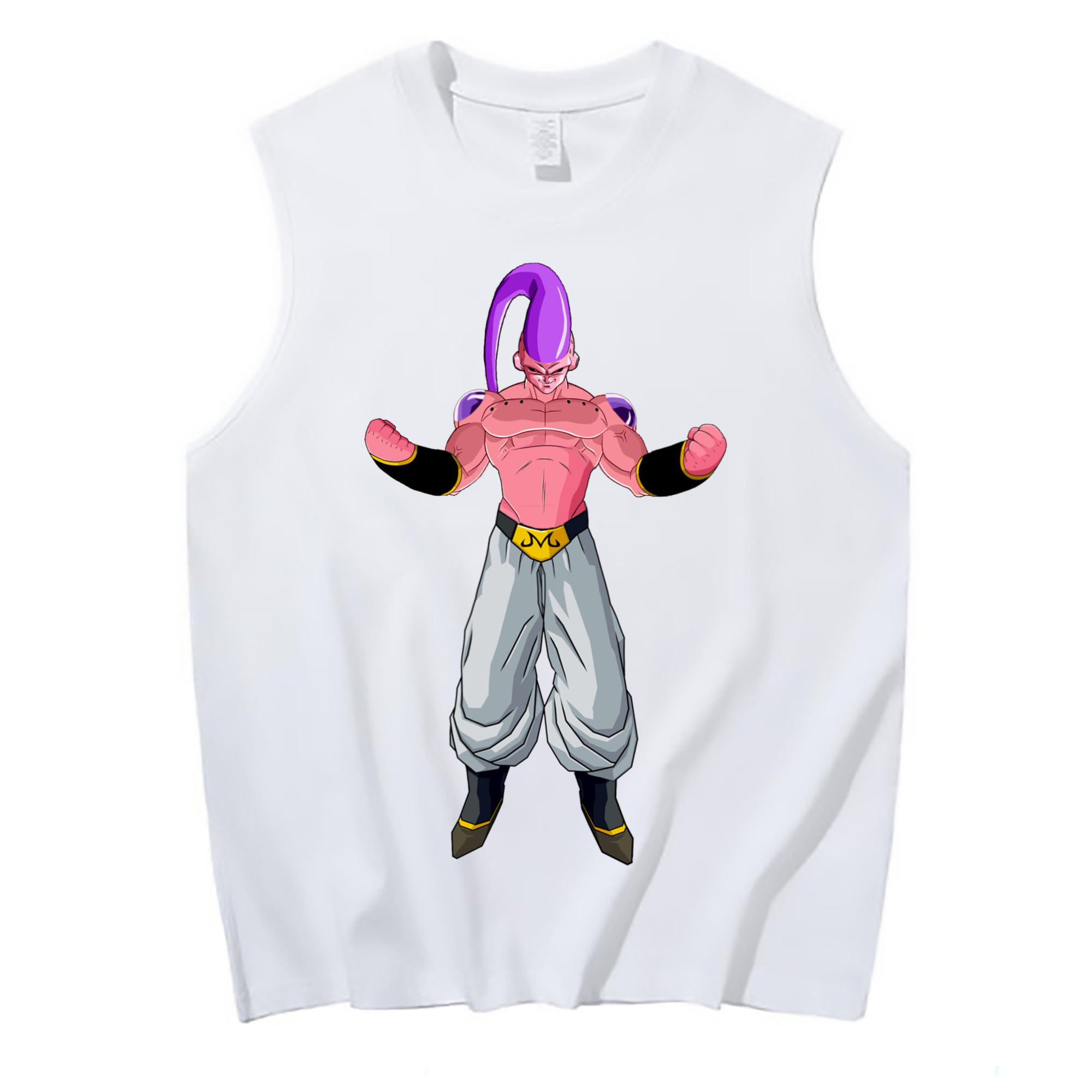 （画像用） ドラゴンボール 魔人ブウ DRAGON BALL Majin Buu コットン100％タンクトップ（フロントプリント）