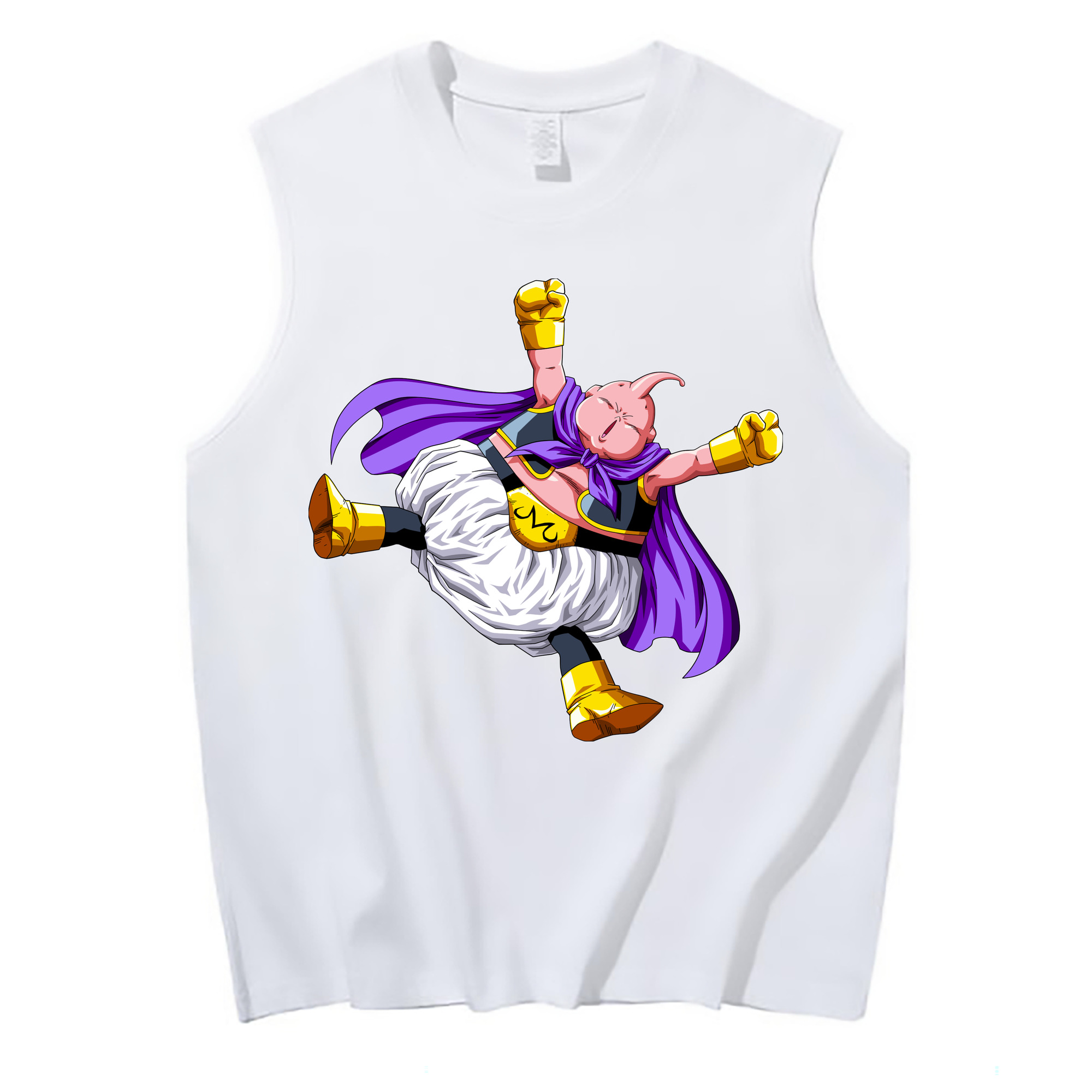 （画像用） ドラゴンボール 魔人ブウ DRAGON BALL Majin Buu コットン100％タンクトップ（フロントプリント）